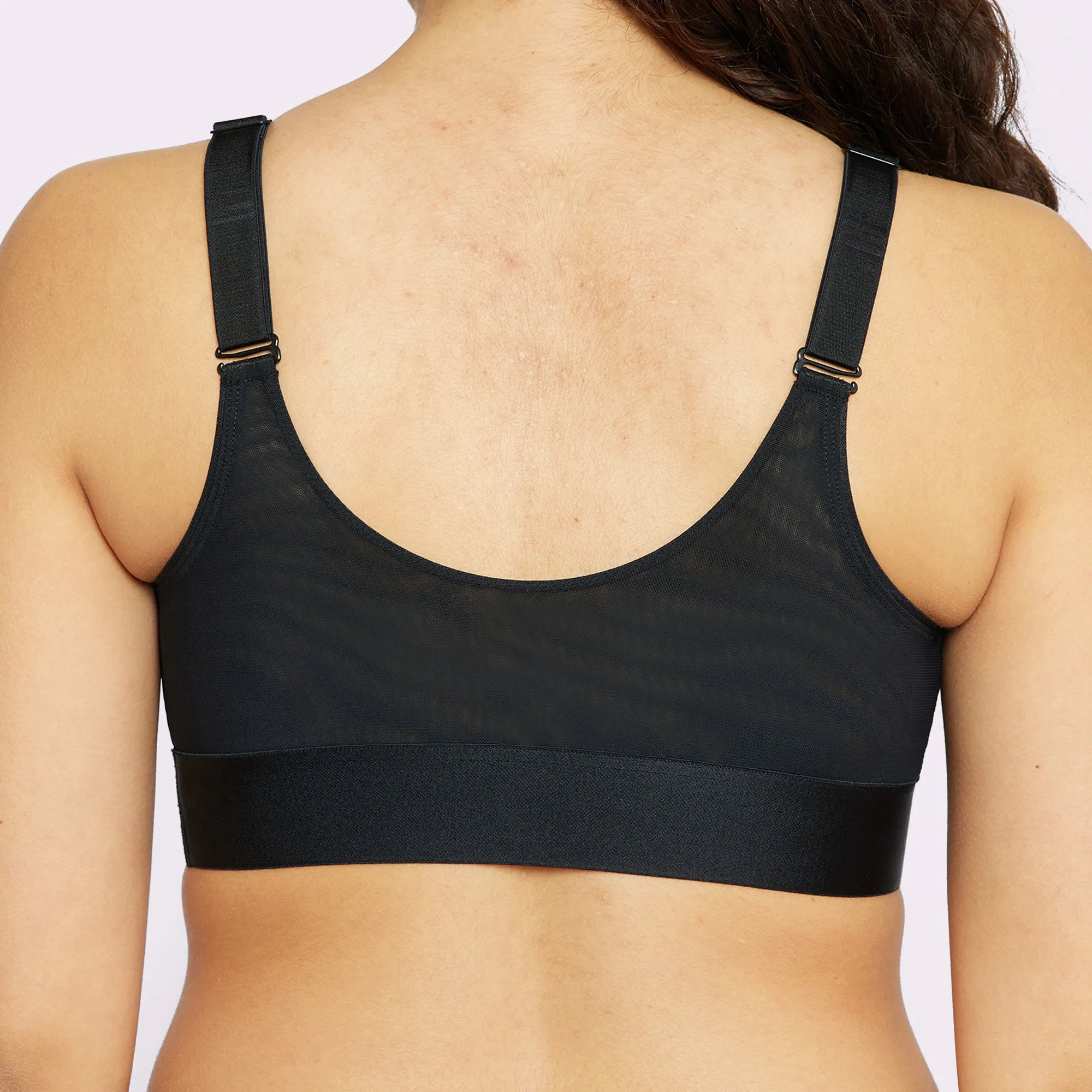 Strappy Triangle Bralette | Silky Mesh | Archive (Eightball Bling) sold by Parade product image thumbnail 3