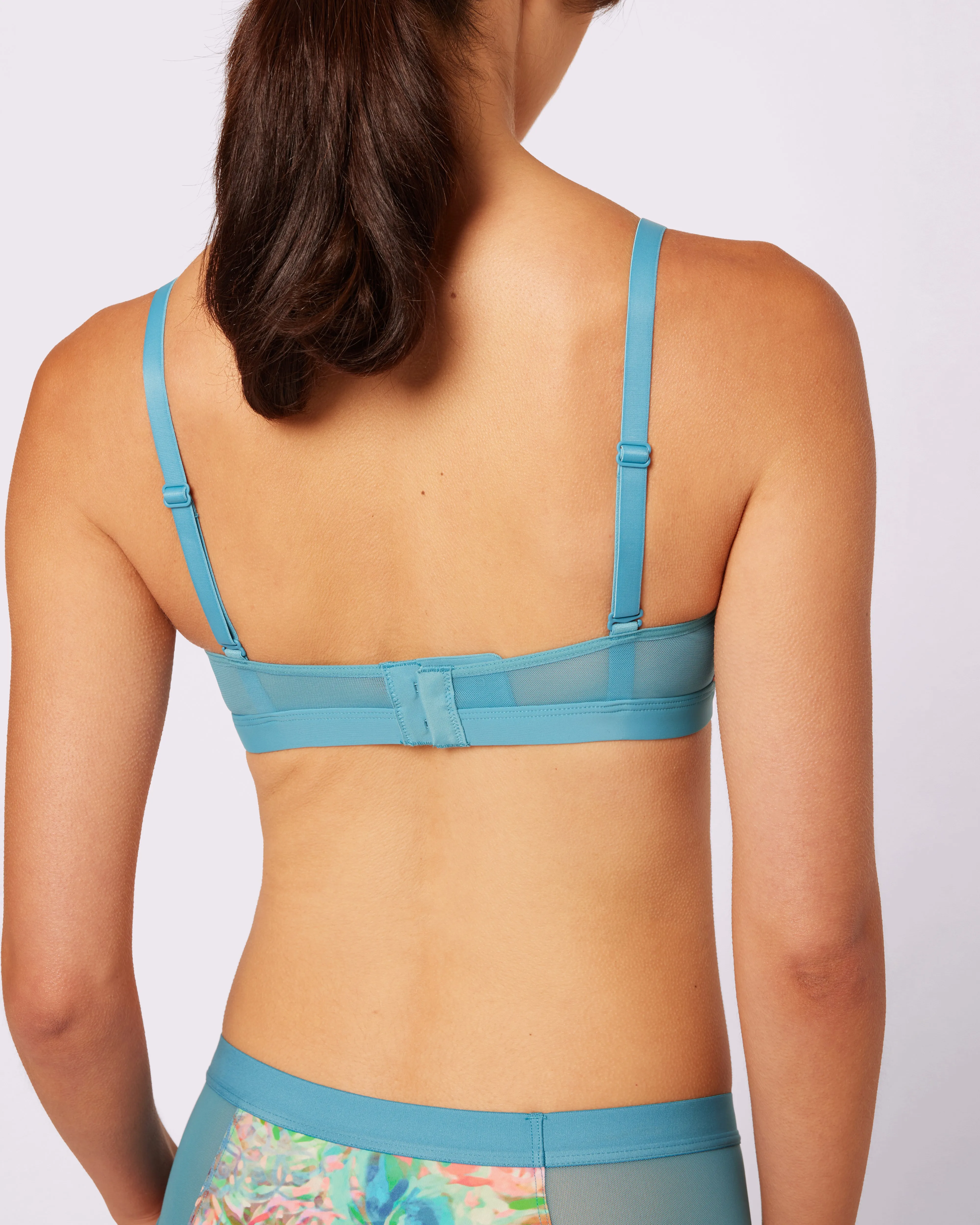 Re:Play Triangle Bralette | Ultra-Soft Re:Play | Archive (Waterlilies) sold by Parade product image thumbnail 4