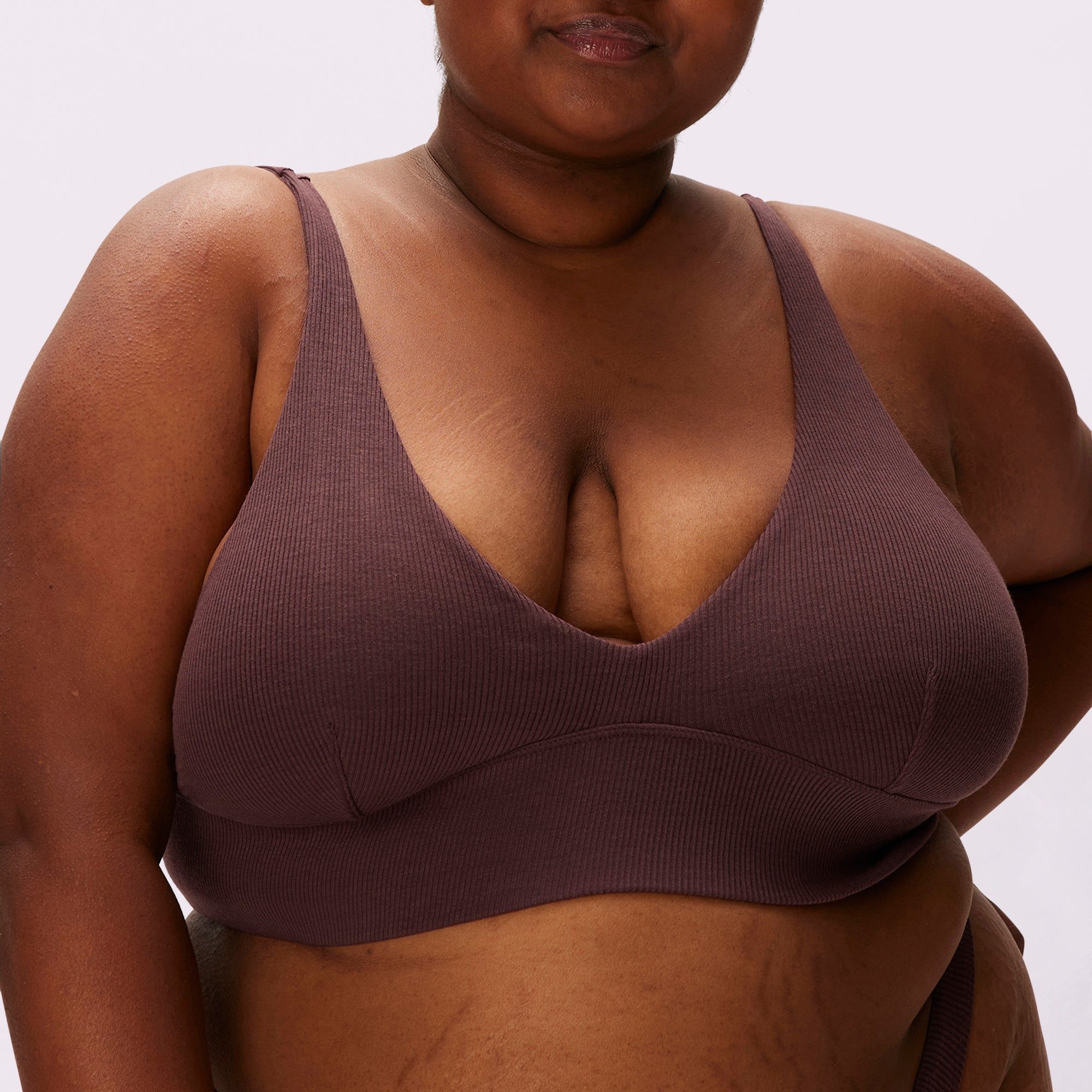 Lush Sculpt Plunge Longline Bralette | Lush Rib | Archive (Pony) sold by Parade product image thumbnail 4