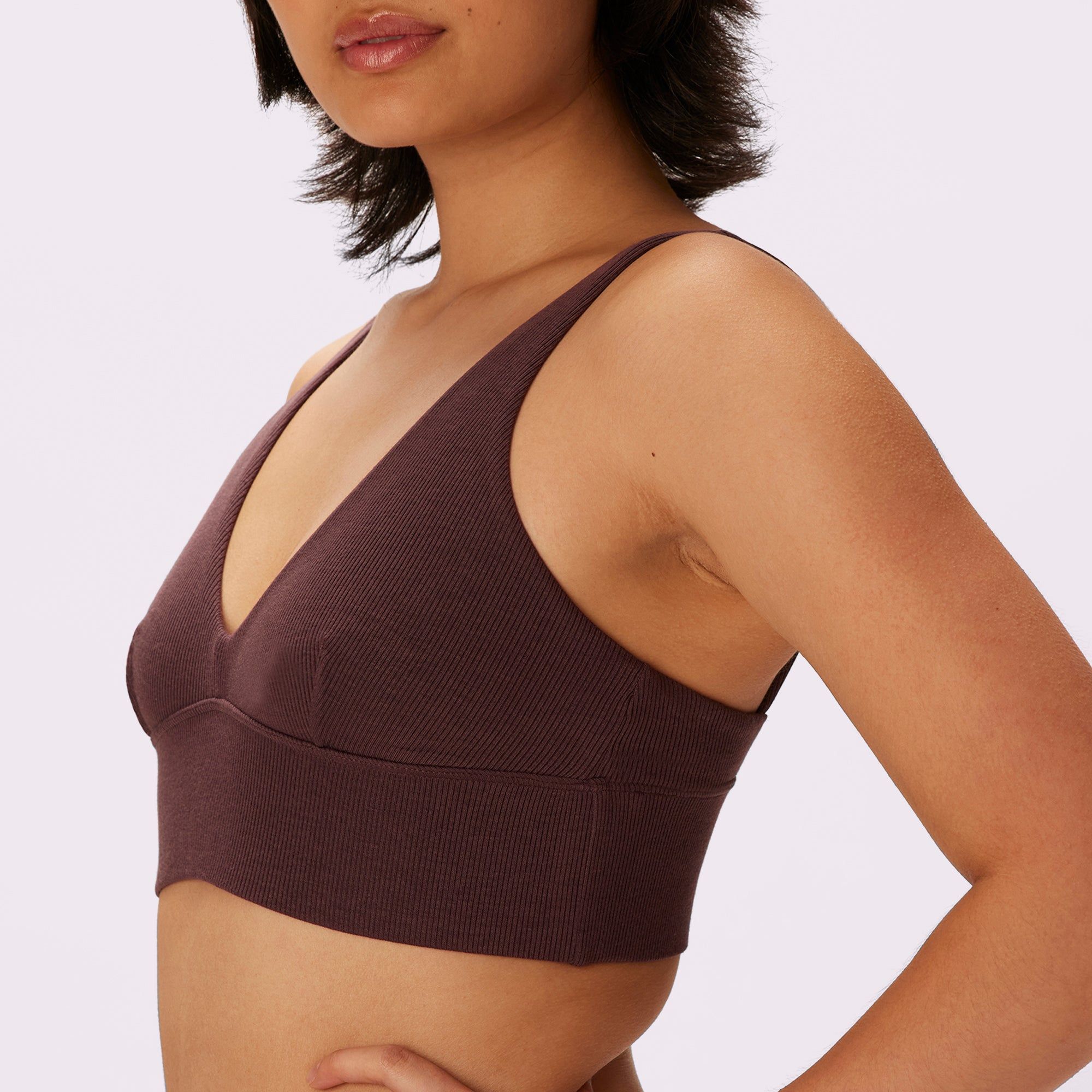 Lush Sculpt Plunge Longline Bralette | Lush Rib | Archive (Pony) sold by Parade product image thumbnail 5