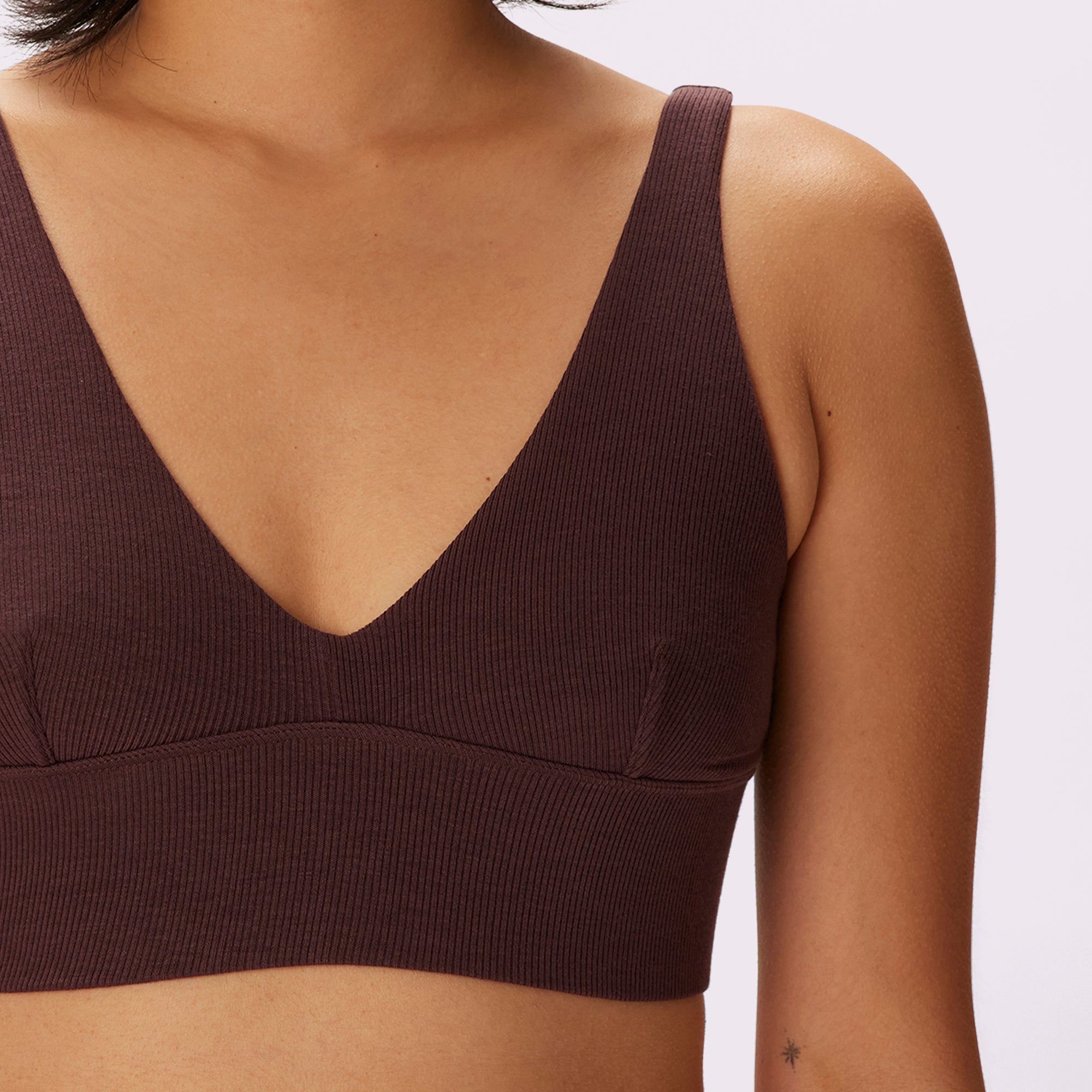Lush Sculpt Plunge Longline Bralette | Lush Rib | Archive (Pony) sold by Parade product image thumbnail 2