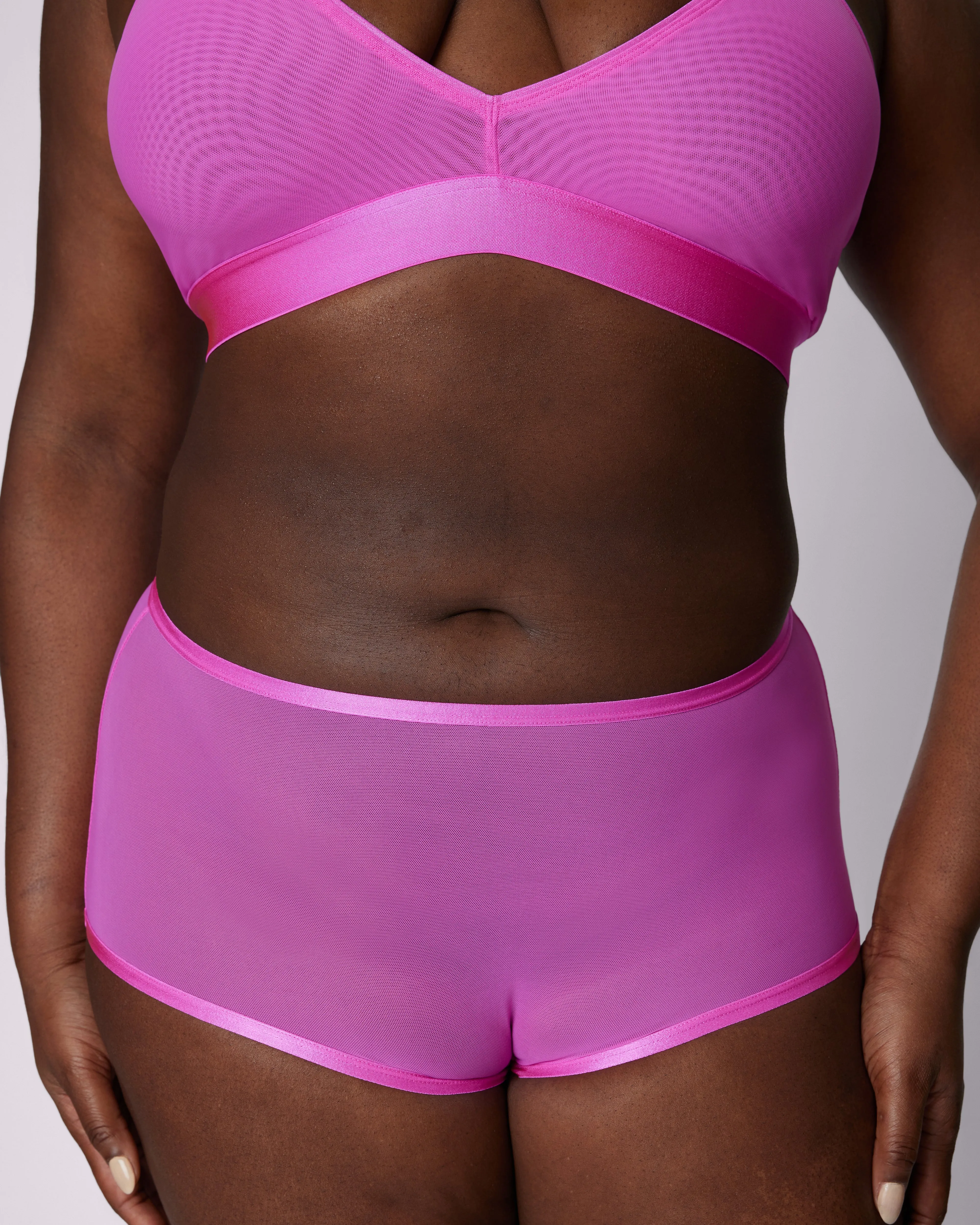 High Rise Boyshort | Silky Mesh | Archive (Valentine) sold by Parade product image thumbnail 5