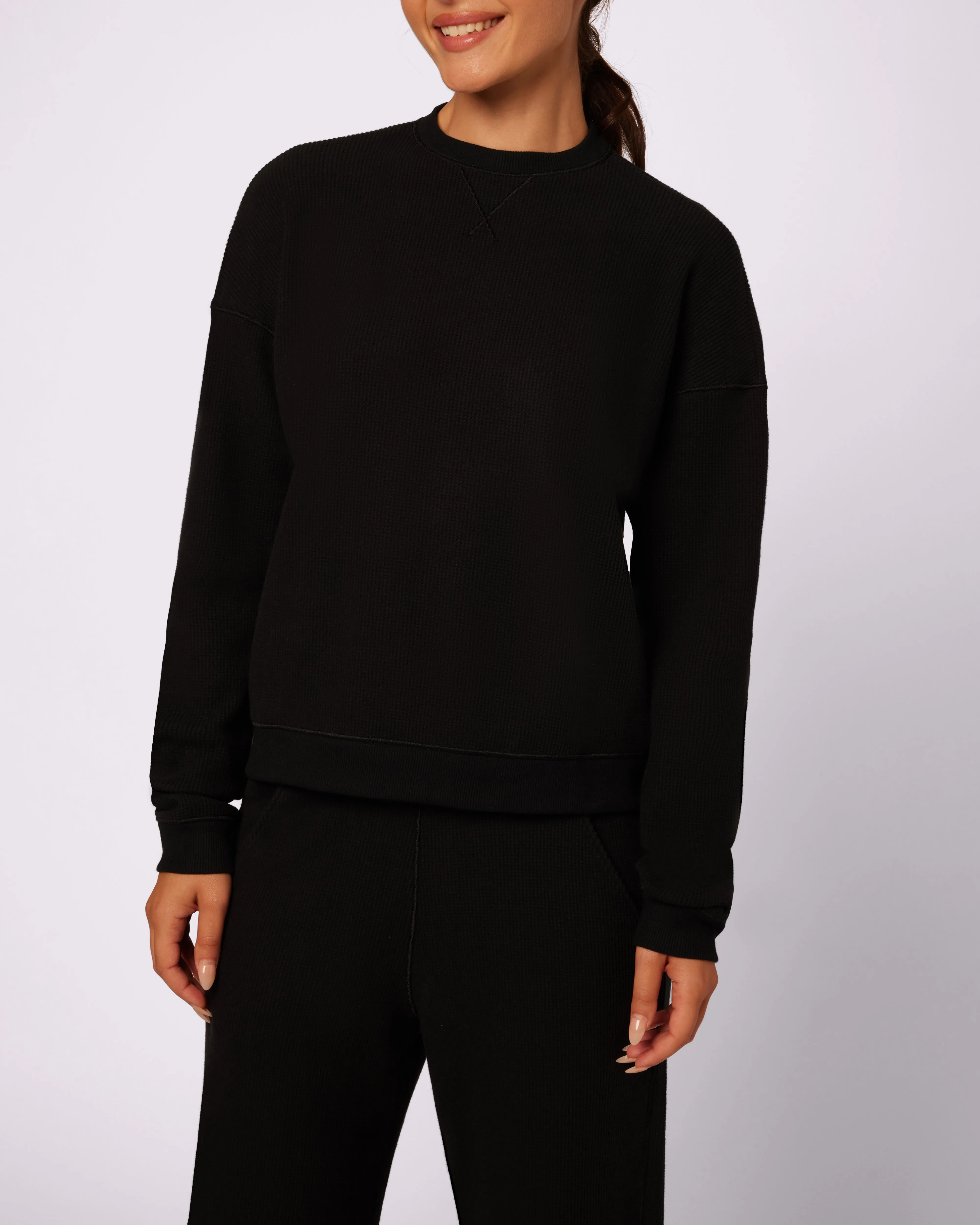 Cozy Crewneck | Cozy Waffle | Archive (Eightball) sold by Parade product image thumbnail 5