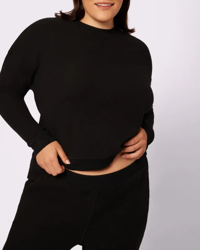 Cozy Crewneck | Cozy Waffle | Archive (Eightball) sold by Parade