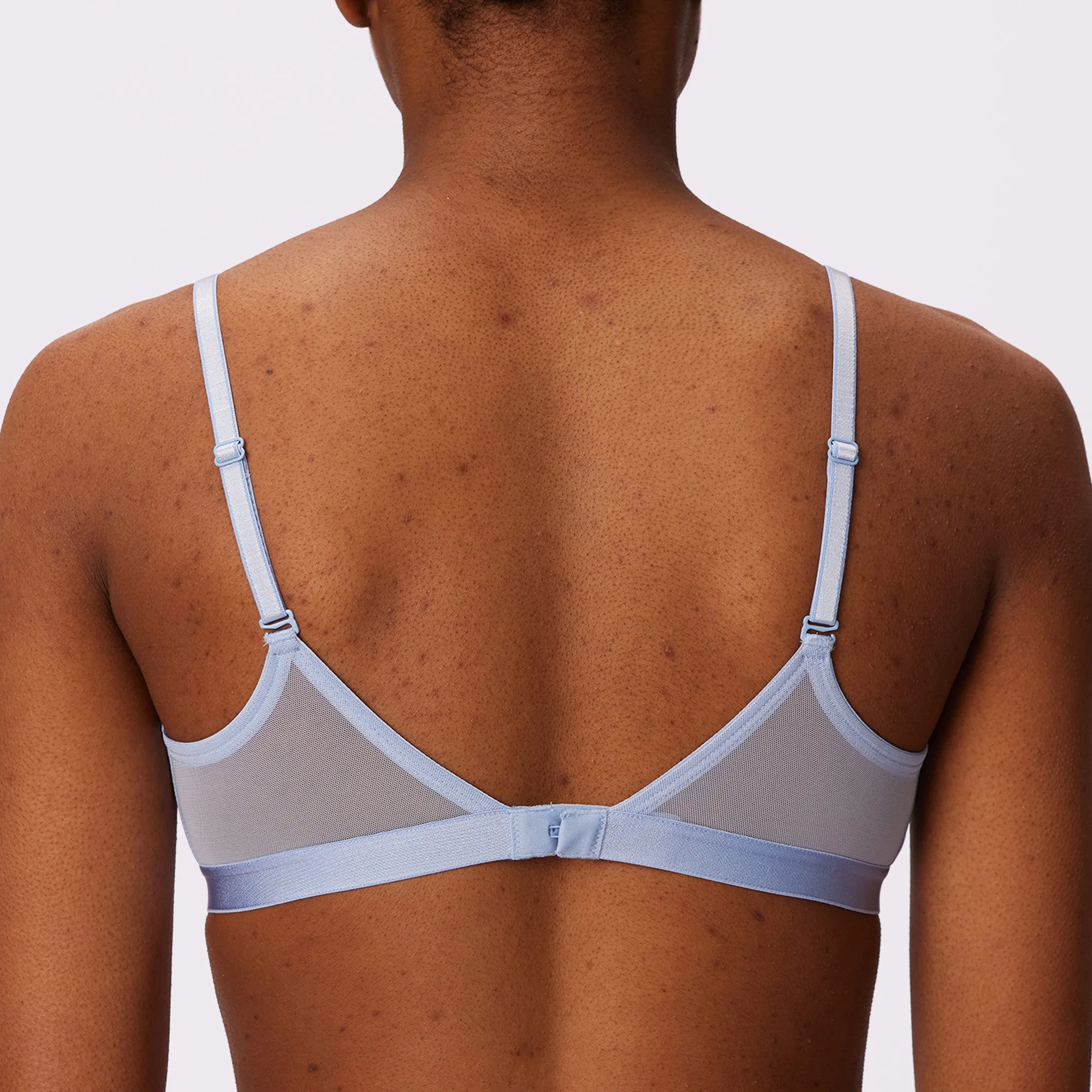 Triangle Bralette | Silky Mesh | Archive (Tide Pool) sold by Parade product image thumbnail 2