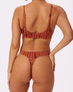 S Ultra-Flattering High Rise Thong | New:Cotton | Archive (Rocky Road) sold by Parade