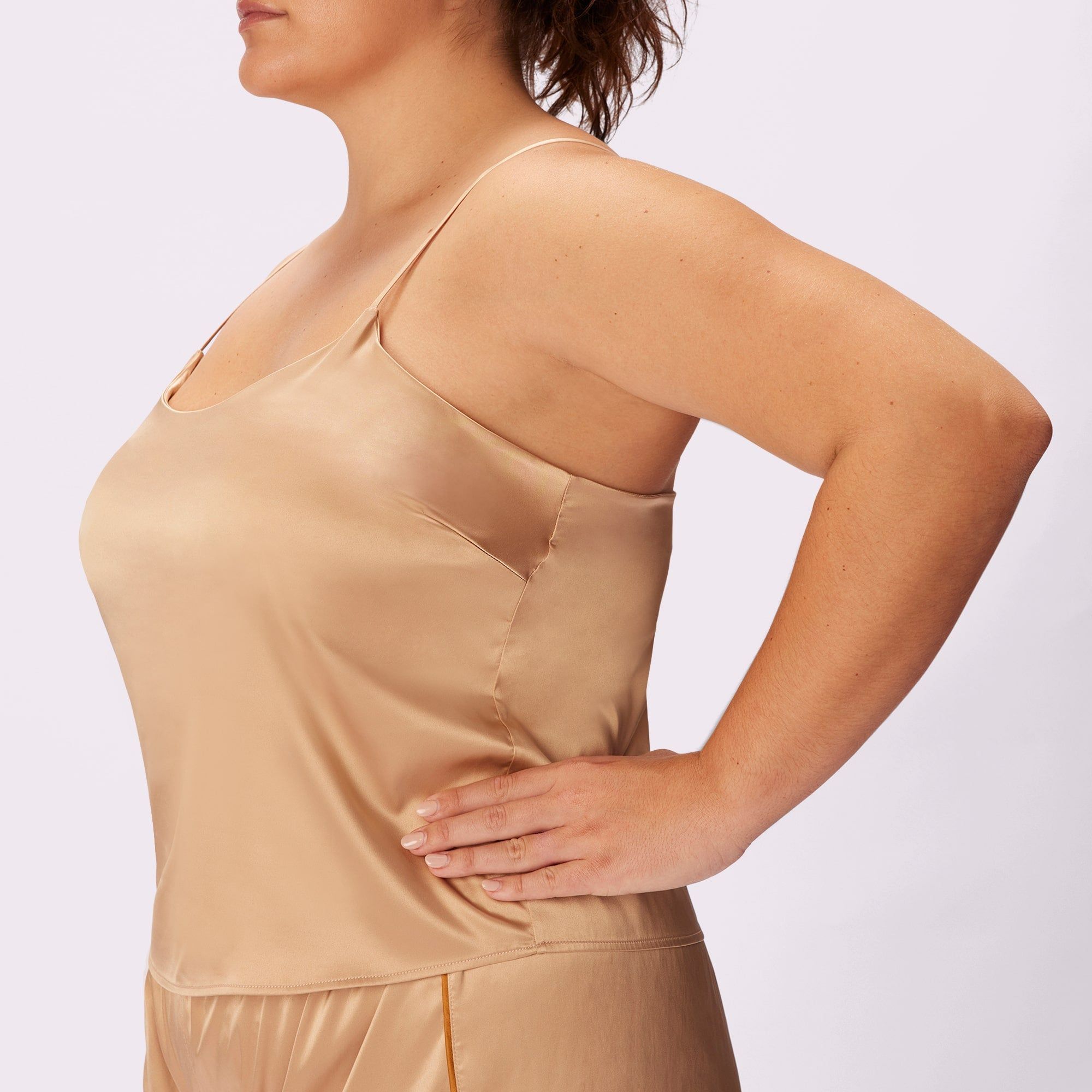 S Dream Scoop Cami | Luxe Satin | Archive (Toasted Almond) sold by Parade product image thumbnail 3
