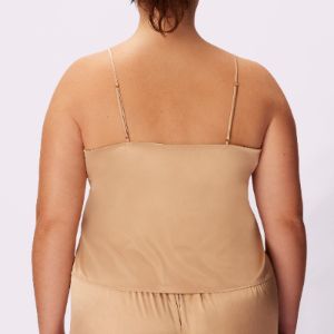 S Dream Scoop Cami | Luxe Satin | Archive (Toasted Almond) sold by Parade