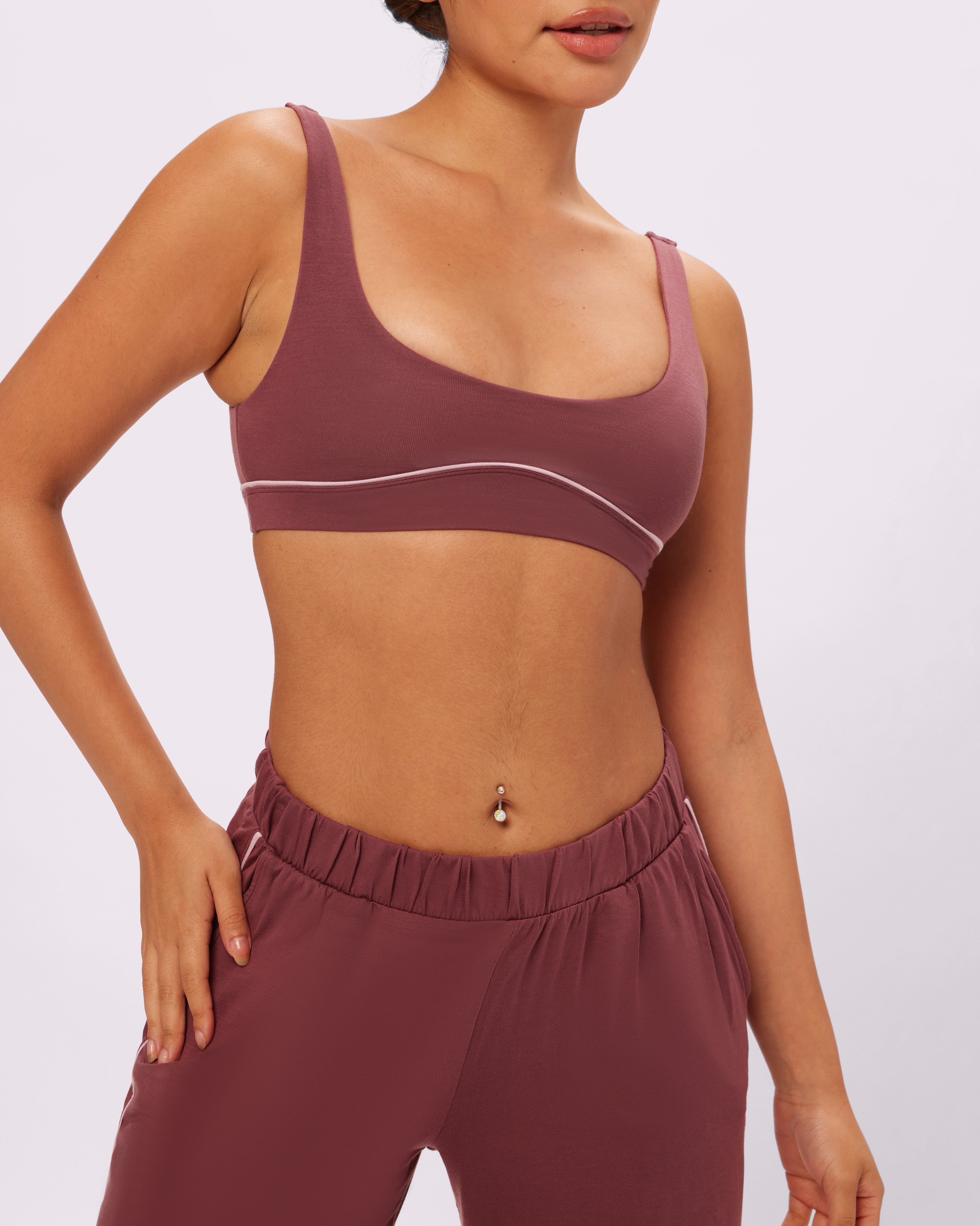 M Cloud Scoop Bralette | SuperSoft | Archive (Roseglow) sold by Parade