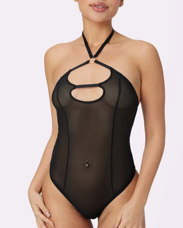 Center Stage Iridescent Bodysuit | Silky Mesh | Archive ( Eightball) made by Parade