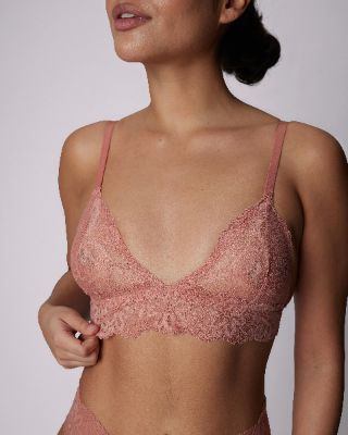 3+ Perfect Lace Triangle Bralette | Soft Lace | Archive (Hot Honey) sold by Parade
