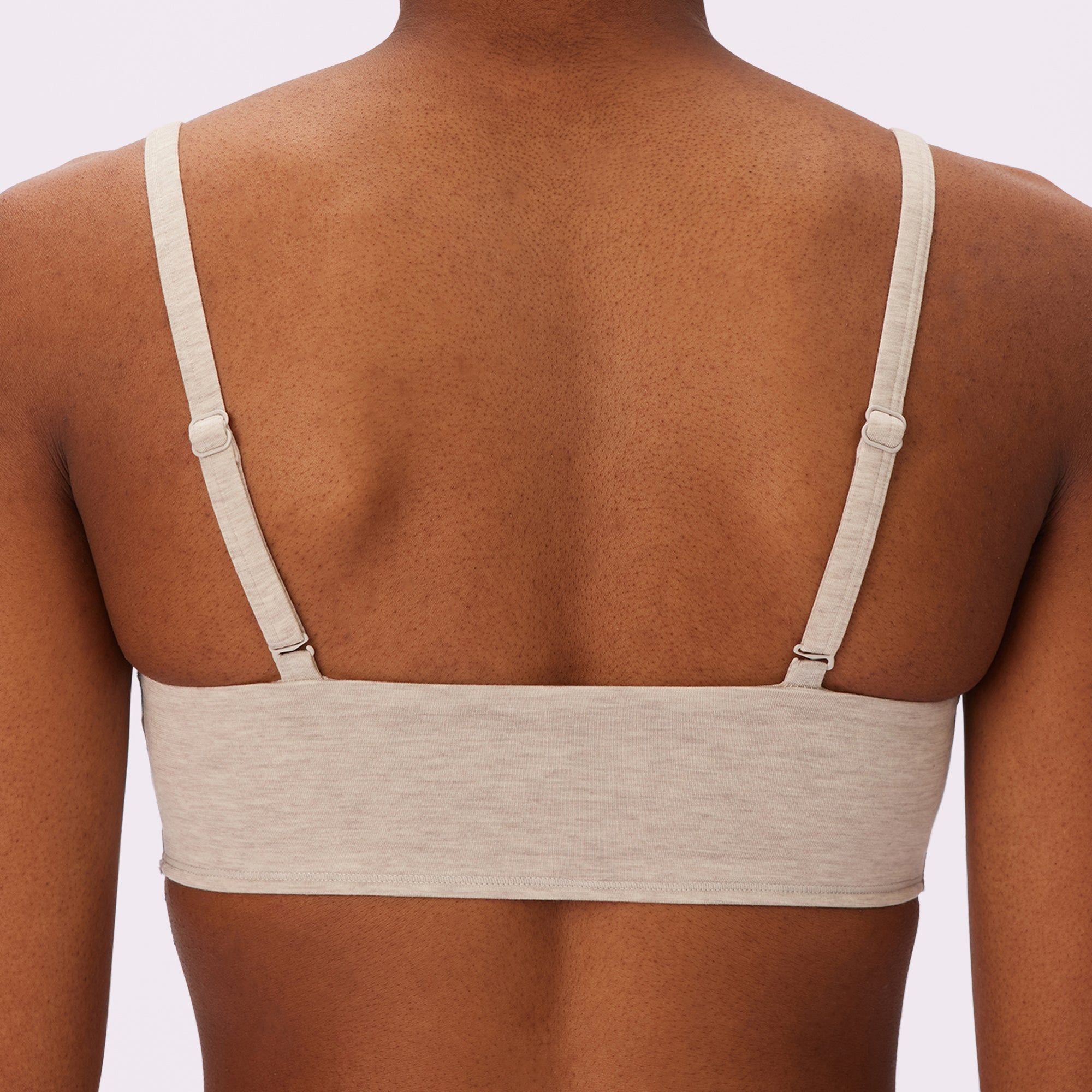 1+ Vintage Soft Triangle Bralette | New:Cotton | Archive (Plant Dye Gallnut) sold by Parade product image thumbnail 5