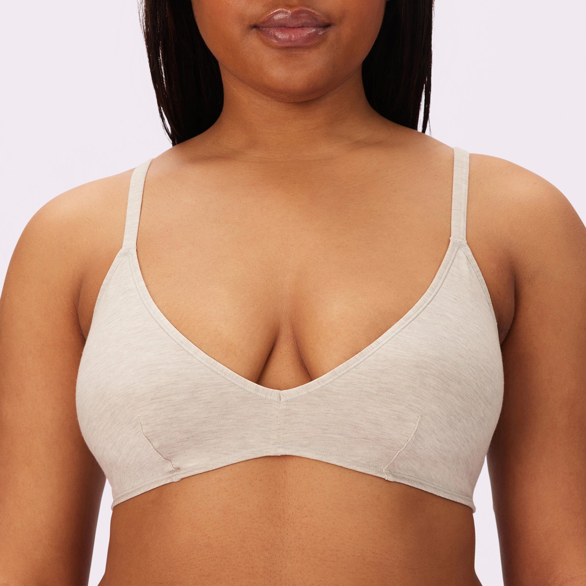 1+ Vintage Soft Triangle Bralette | New:Cotton | Archive (Plant Dye Gallnut) sold by Parade product image thumbnail 2
