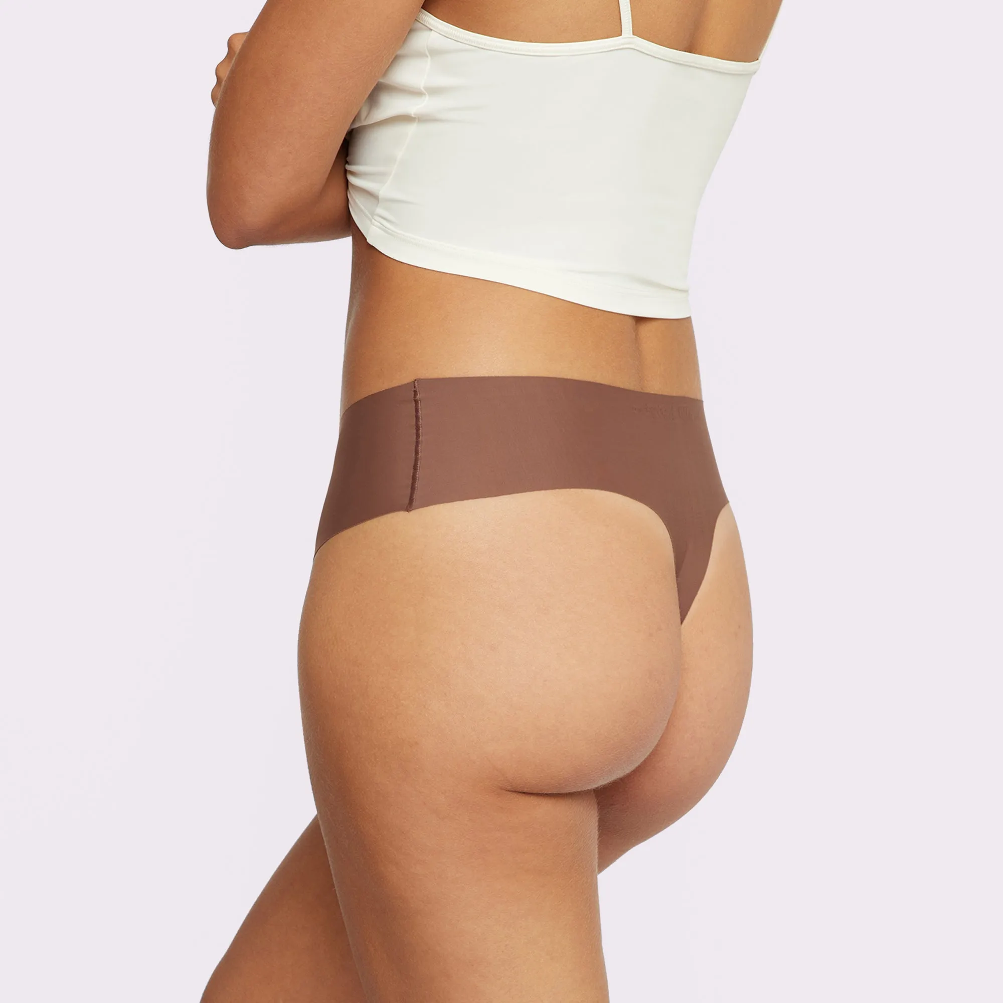 Invisible High Rise Thong | Seamless Universal | Archive (Coffee Bean) sold by Parade