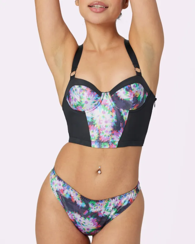 Sheer Radiance Corset | Glow Satin | Archive (Technobloom) sold by Parade