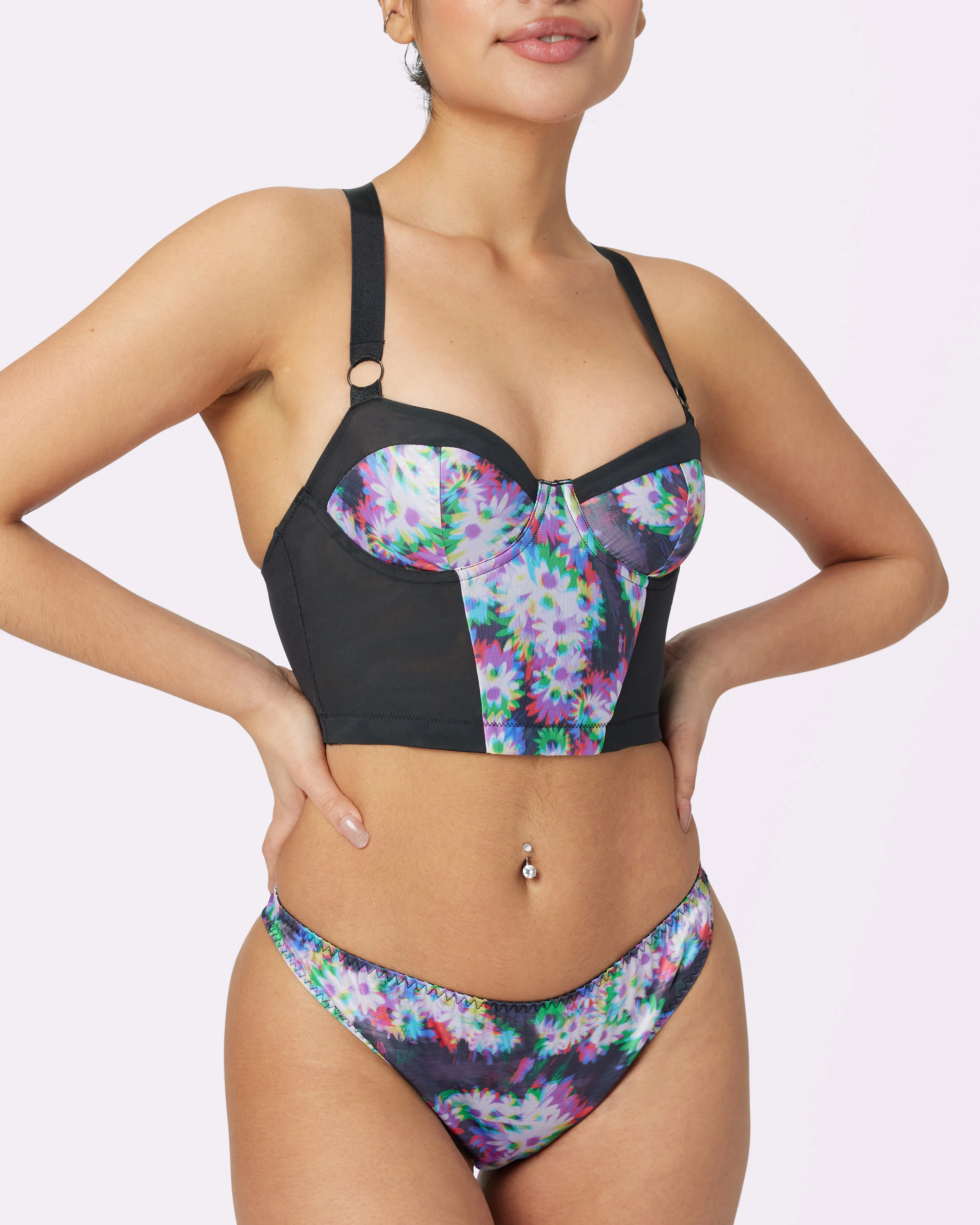 Sheer Radiance Corset | Glow Satin | Archive (Technobloom) sold by Parade product image thumbnail 2