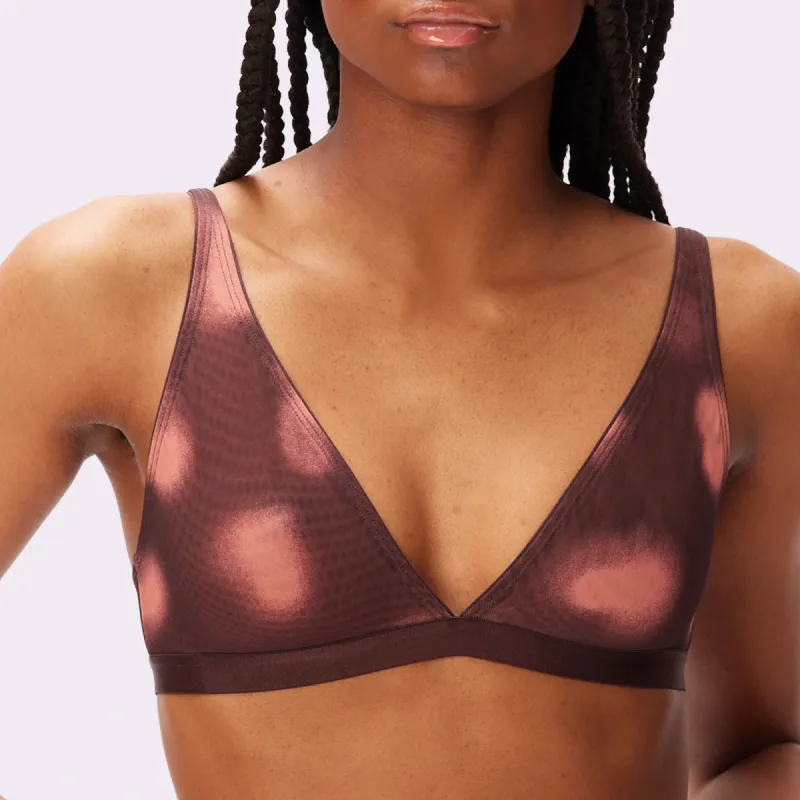 Plunge Bralette | Silky Mesh | Archive (Mirage) sold by Parade