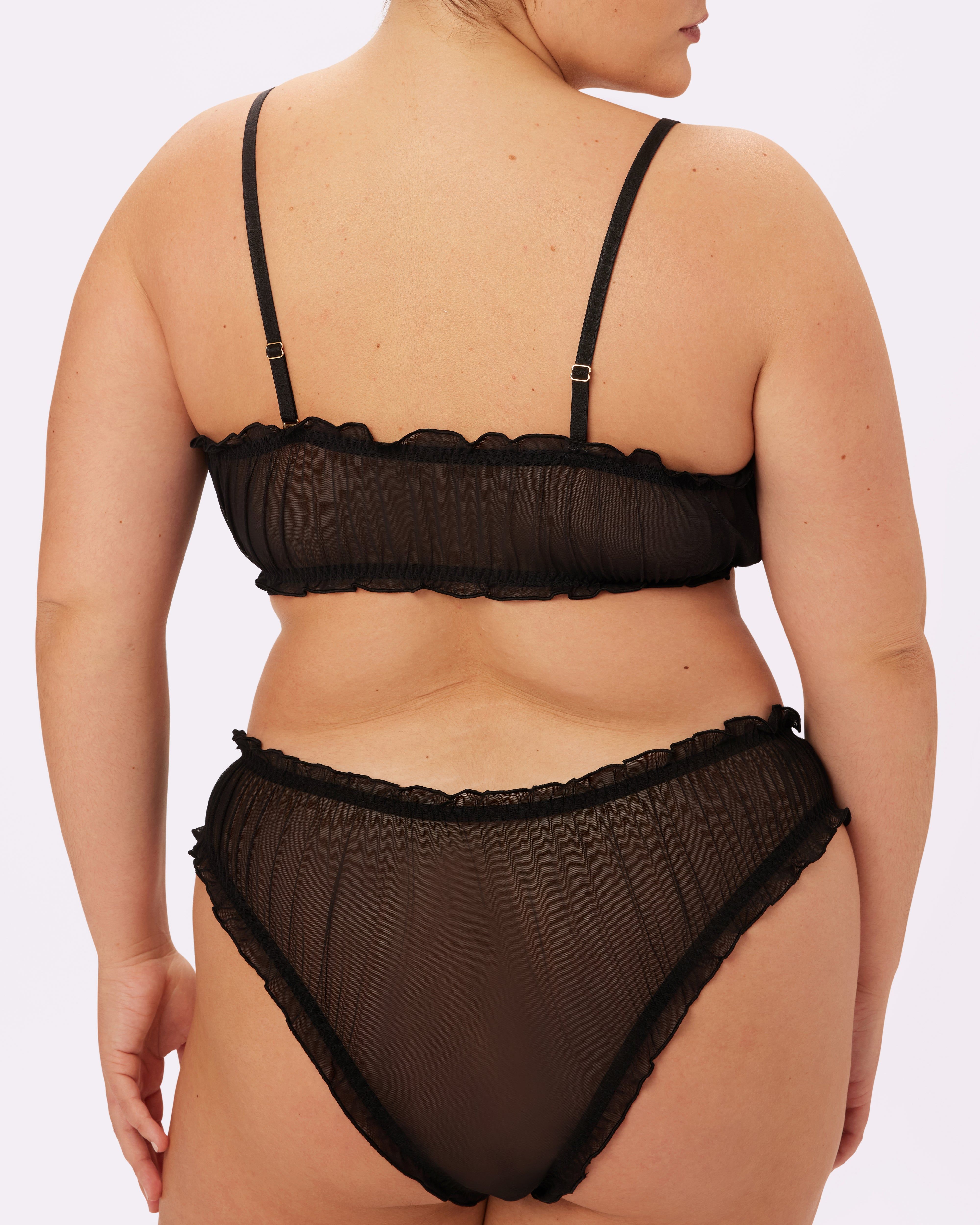 1.5+ Sheer Romance Flutter Bralette | Silky Mesh | Archive (Eightball) sold by Parade product image thumbnail 2