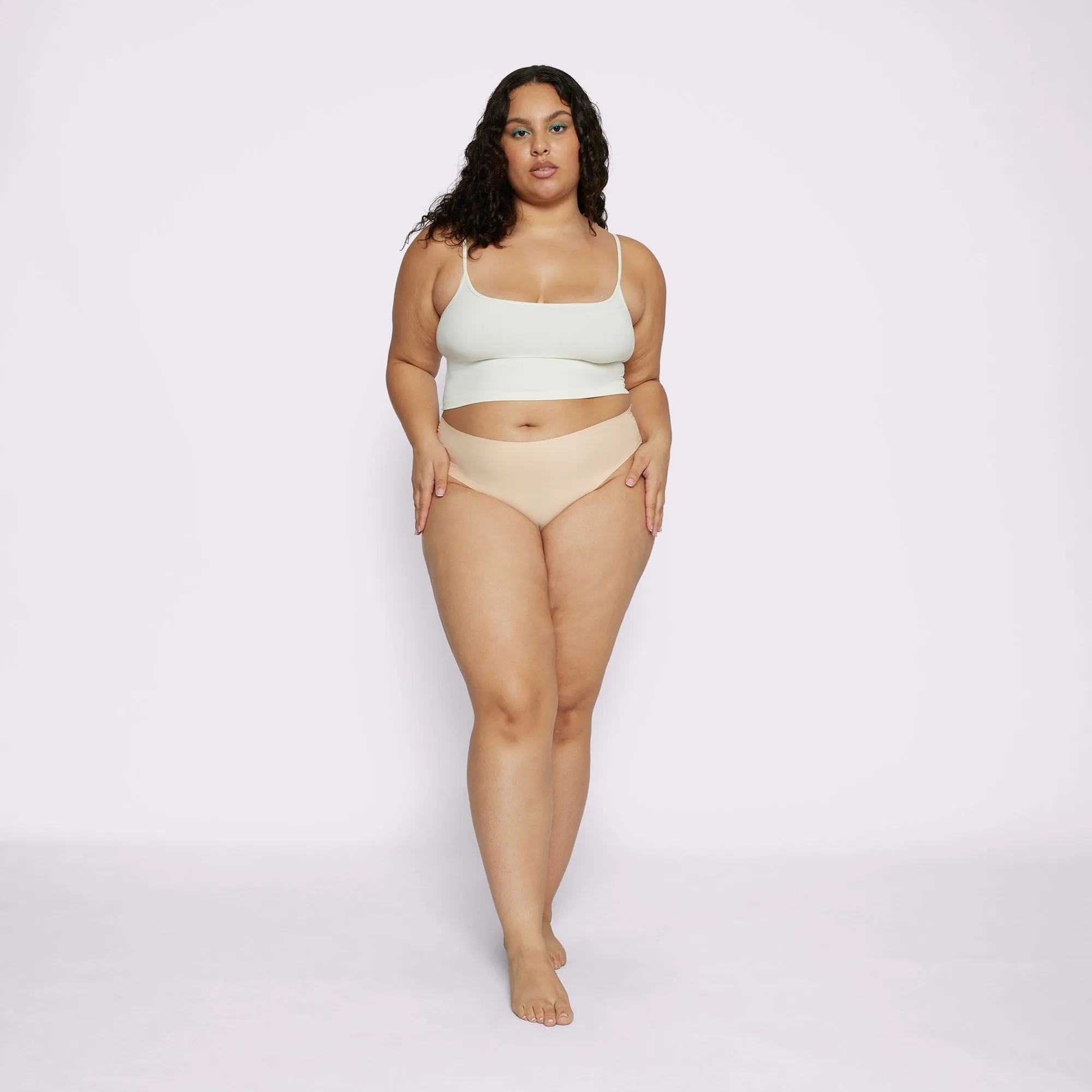 Invisible High Rise Thong | Seamless Universal (Sand) sold by Parade product image thumbnail 3