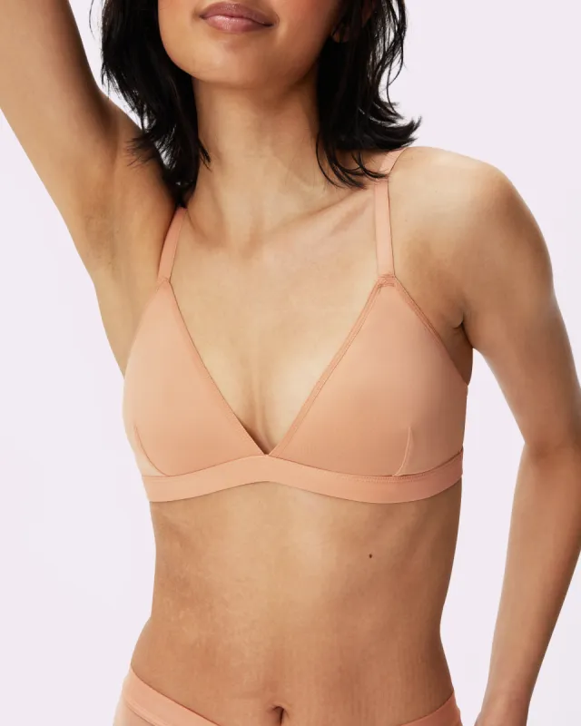 Dream Fit Triangle Bralette | Ultra-Soft Re:Play (Peach Fuzz) sold by Parade