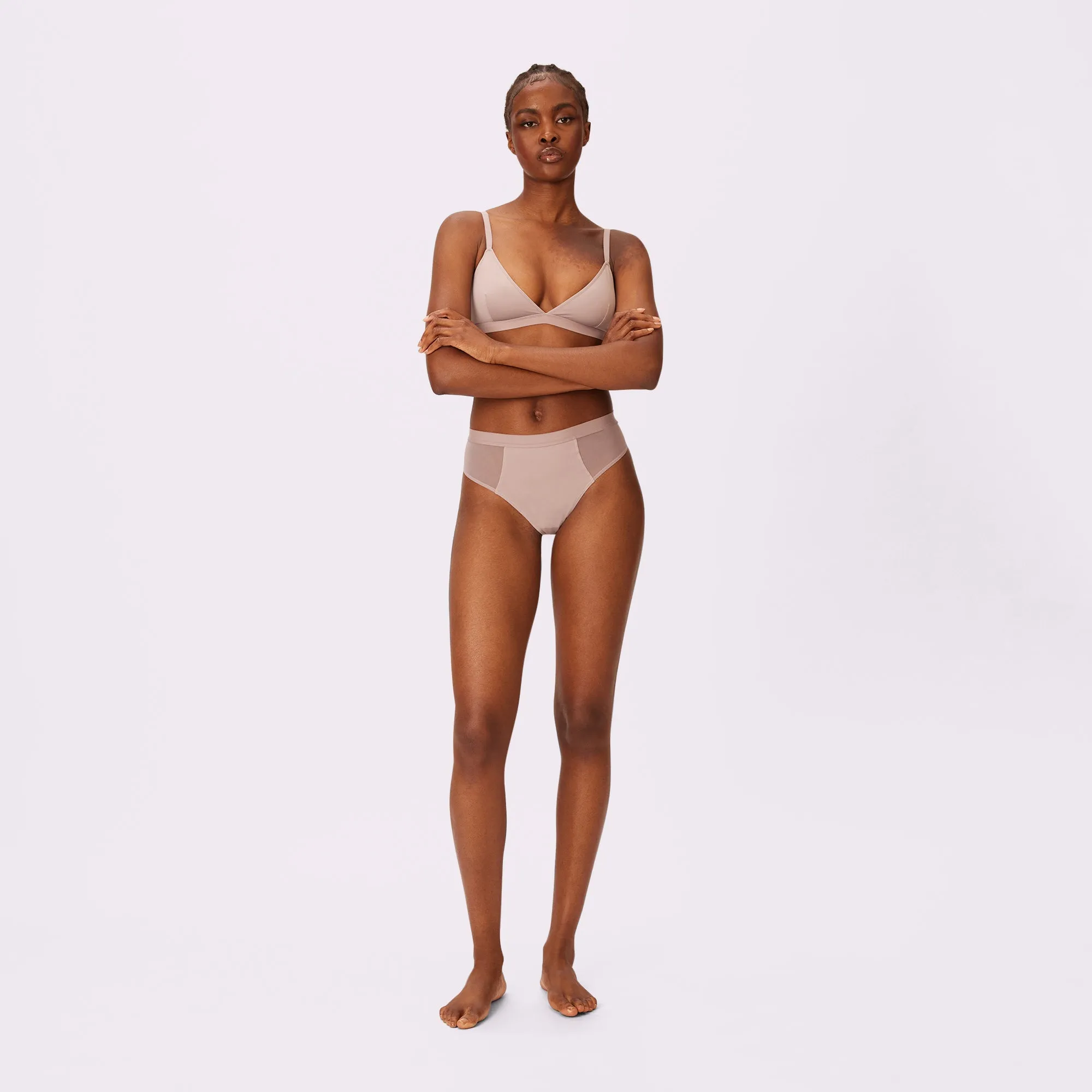 Dream High Rise Thong | Ultra-Soft Re:Play (Sandcastle) sold by Parade product image thumbnail 4