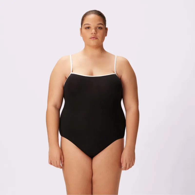 XL Ribbed Cami Bodysuit | Lush Rib | Archive (Domino) sold by Parade