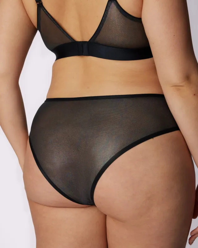 High Rise Cheeky | Silky Mesh | Archive (Glitterbomb) sold by Parade