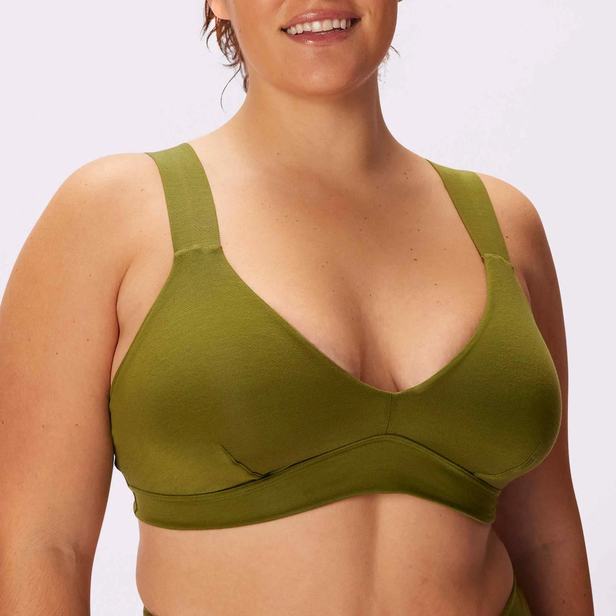 Cloud Triangle Bralette | SuperSoft | Archive (Vine) sold by Parade product image thumbnail 2