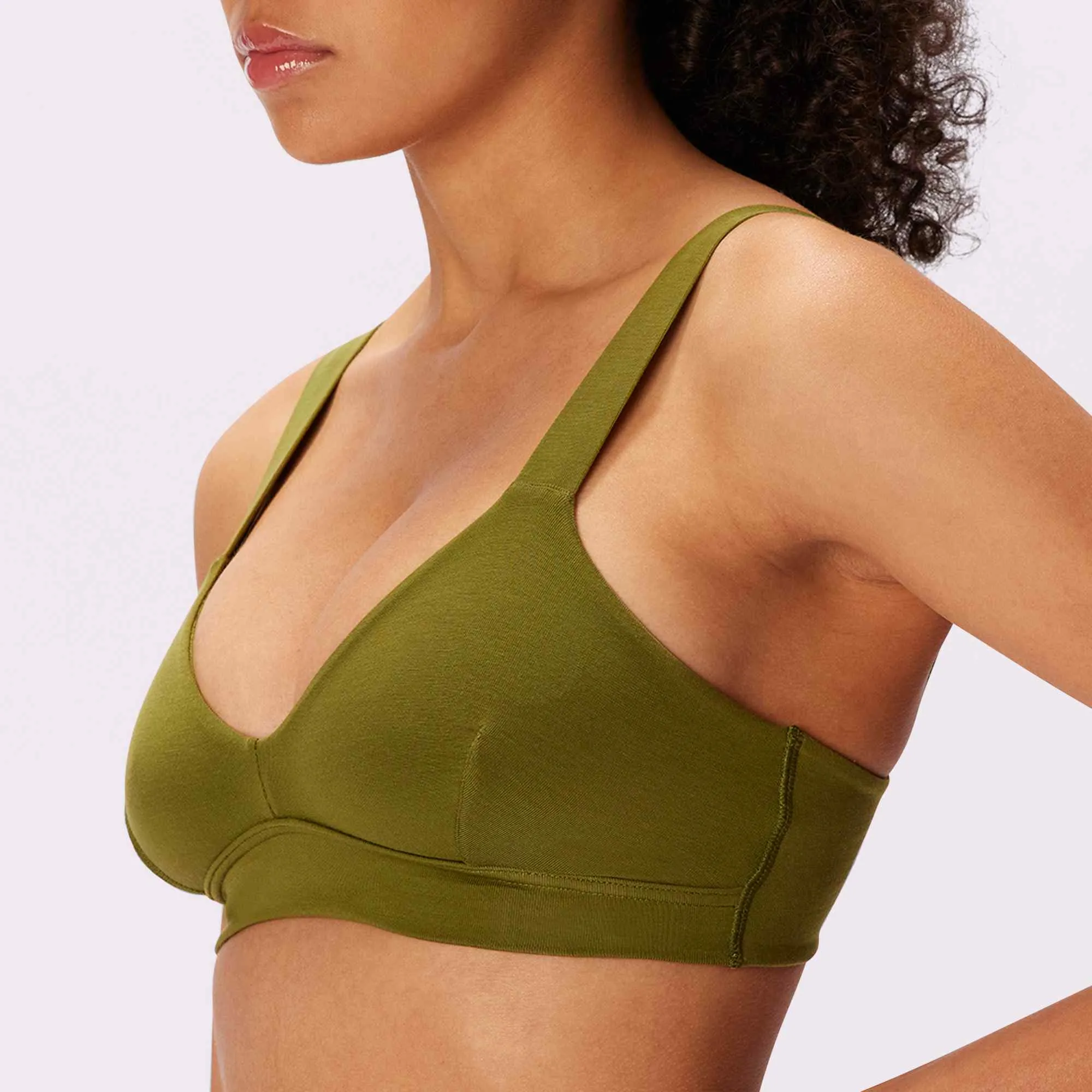 Cloud Triangle Bralette | SuperSoft | Archive (Vine) sold by Parade product image thumbnail 3