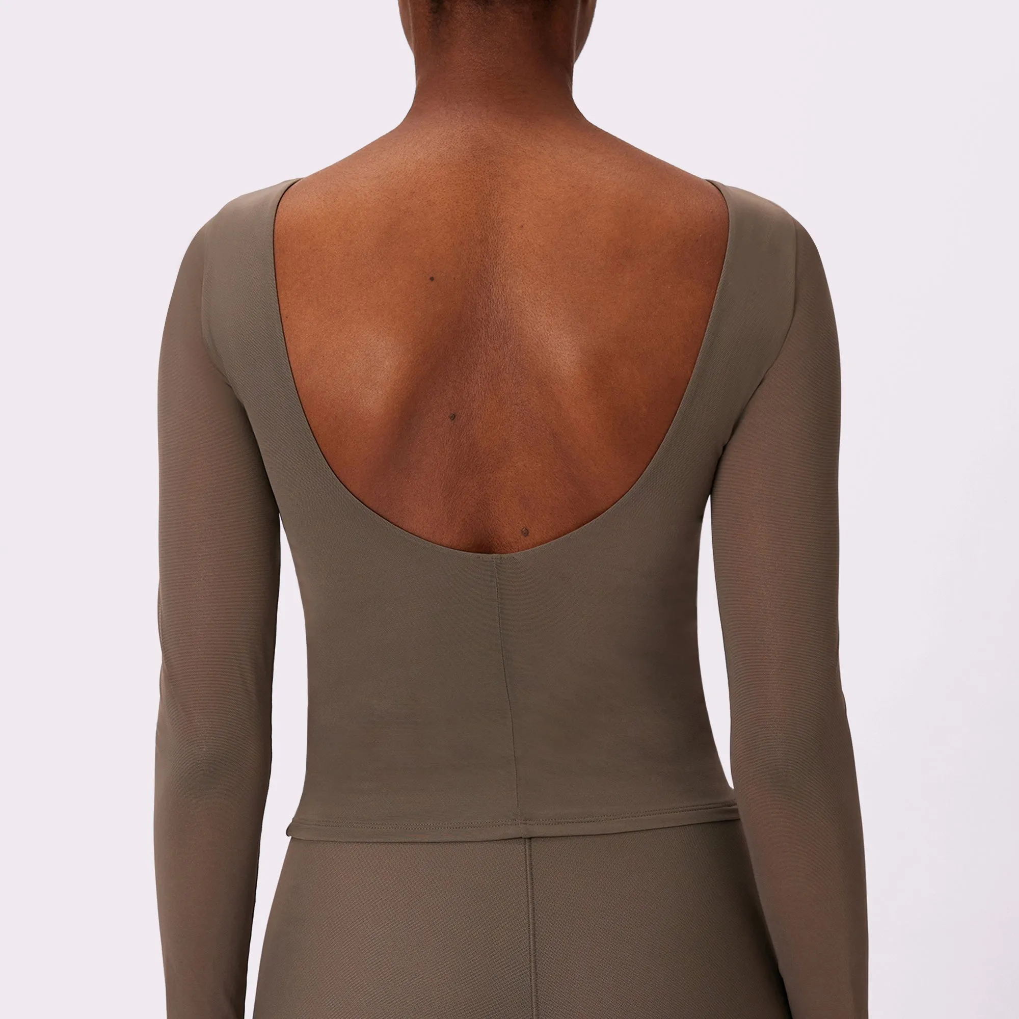 Silky Mesh Sculpting Long Sleeve | Silky Mesh | Archive (Smokescreen) sold by Parade product image thumbnail 3
