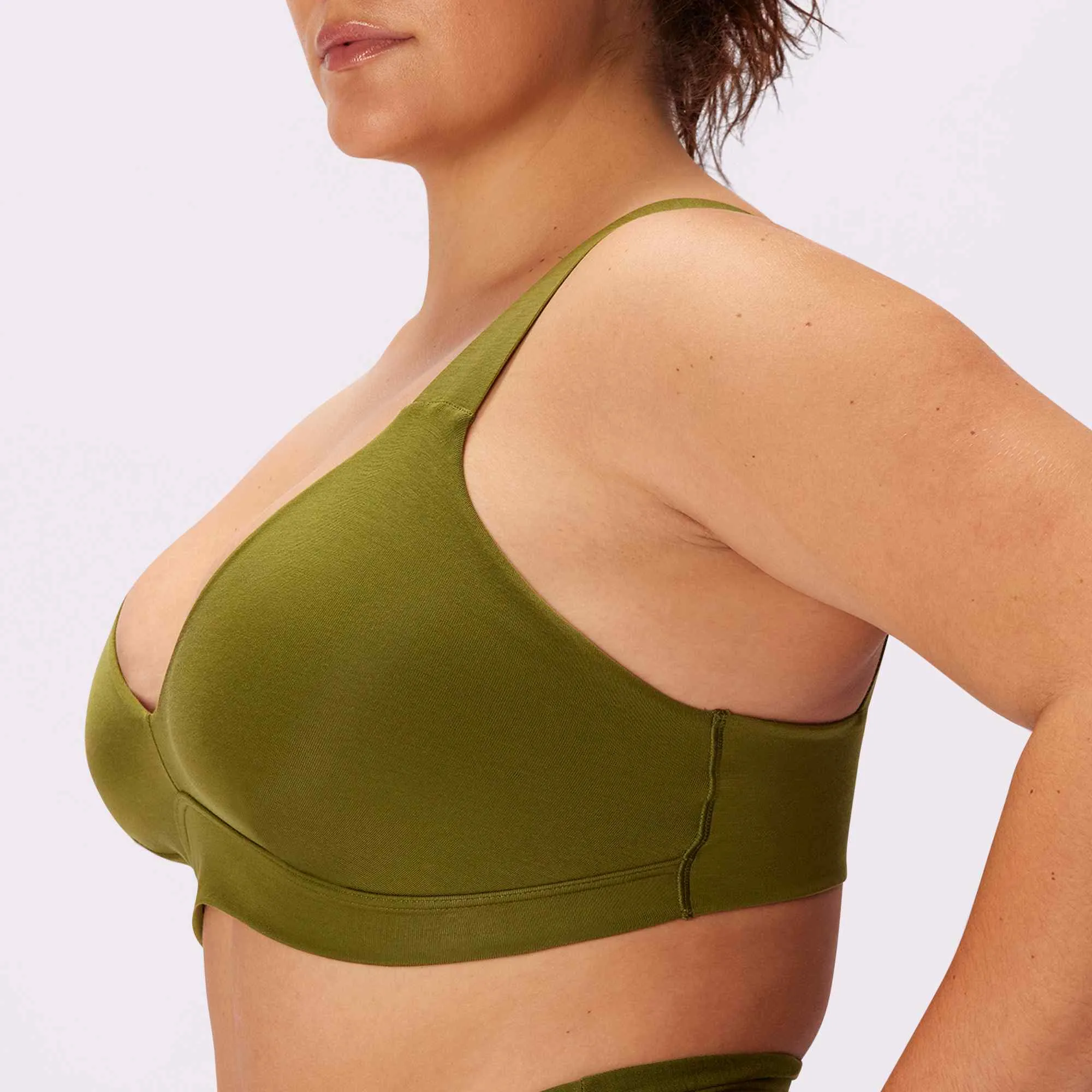 Cloud Triangle Bralette | SuperSoft | Archive (Vine) sold by Parade product image thumbnail 4