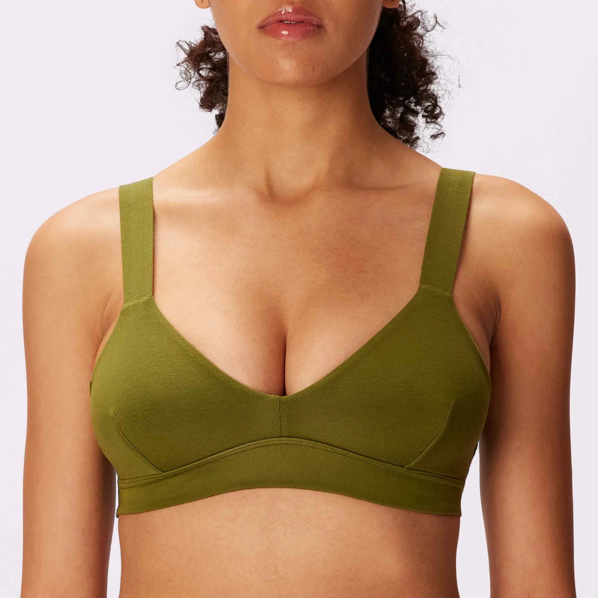 Cloud Triangle Bralette | SuperSoft | Archive (Vine) sold by Parade