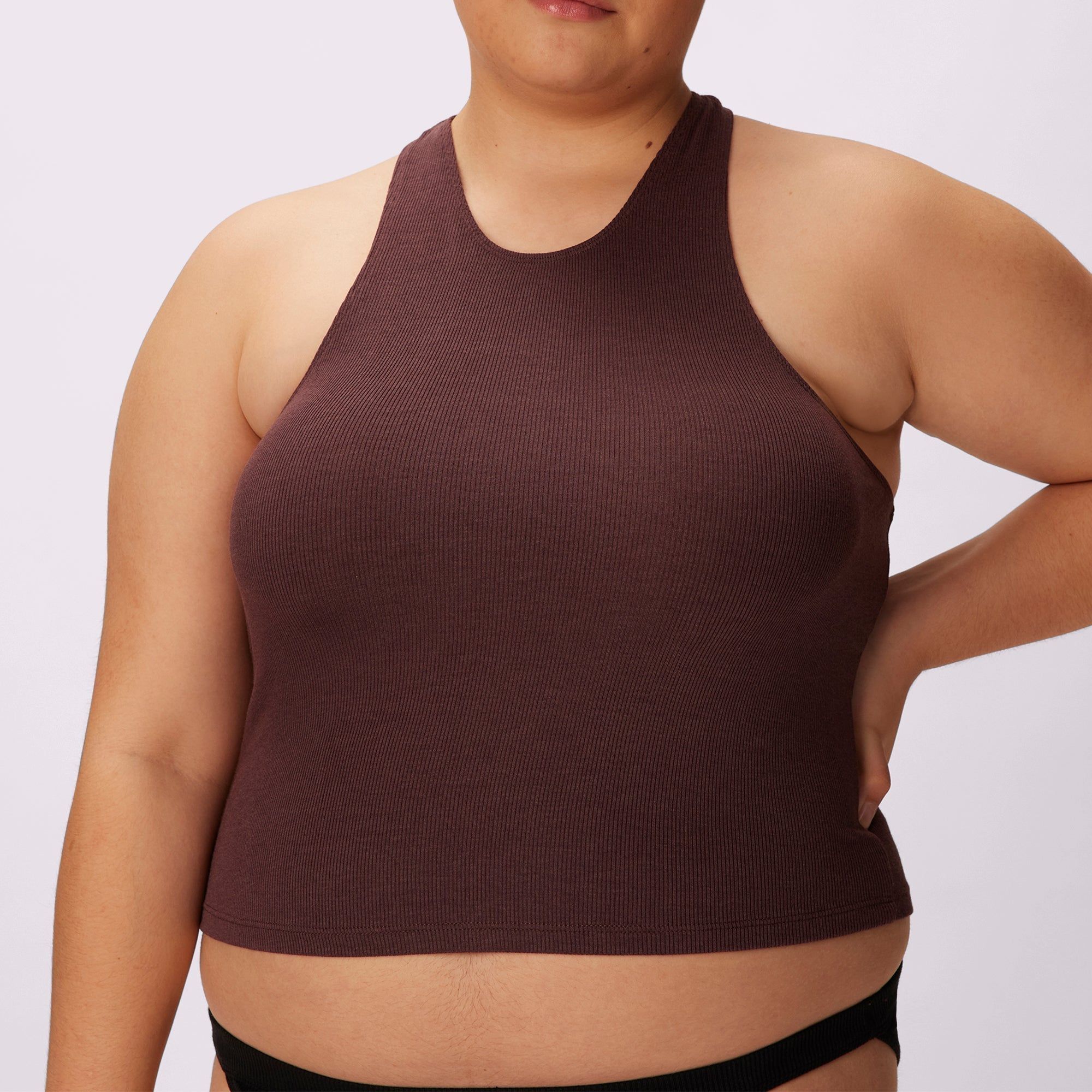XL Lush Essential Racer Tank | Lush Rib | Archive (Pony) sold by Parade product image thumbnail 2