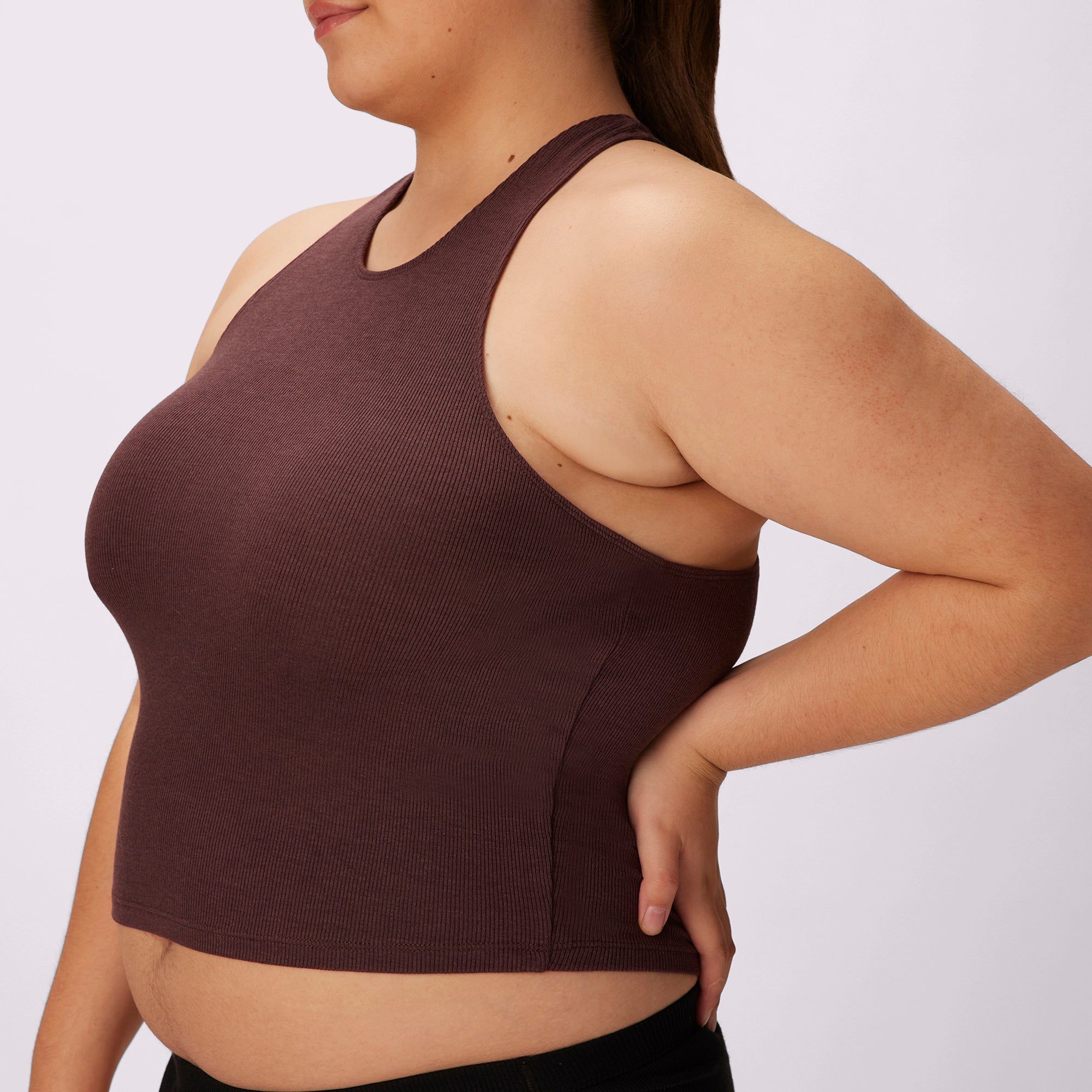 XL Lush Essential Racer Tank | Lush Rib | Archive (Pony) sold by Parade product image thumbnail 3