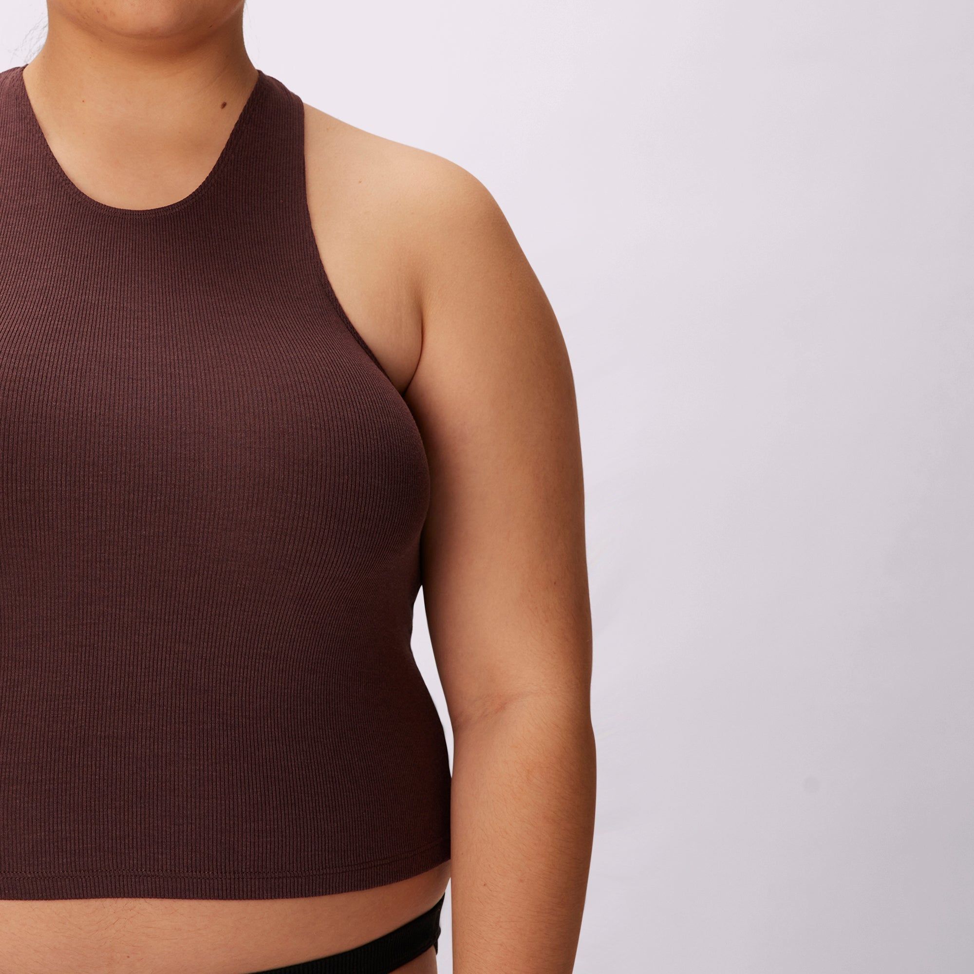 XL Lush Essential Racer Tank | Lush Rib | Archive (Pony) sold by Parade product image thumbnail 4
