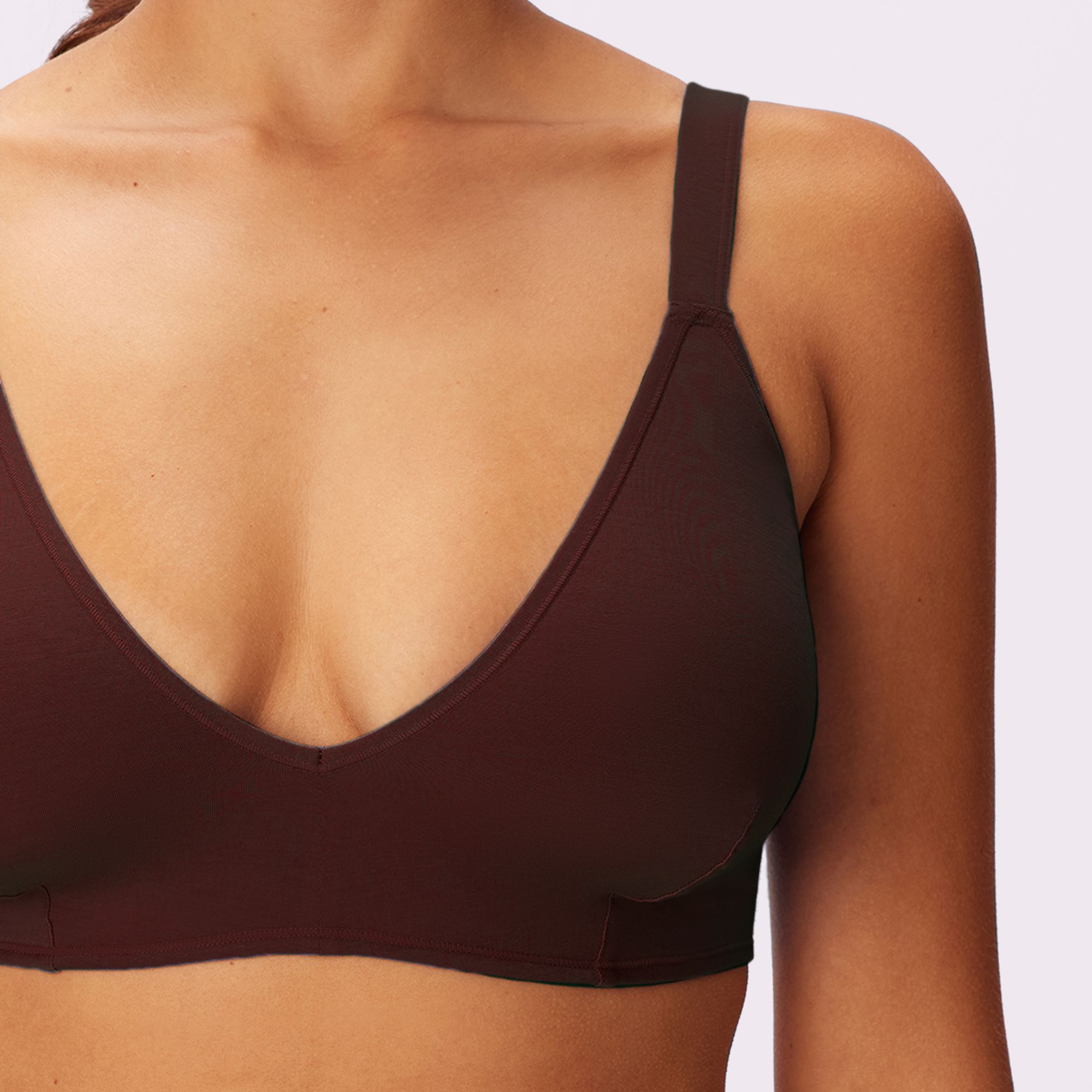 0+ Vintage Soft Triangle Bralette | New:Cotton | Archive (Pony) sold by Parade