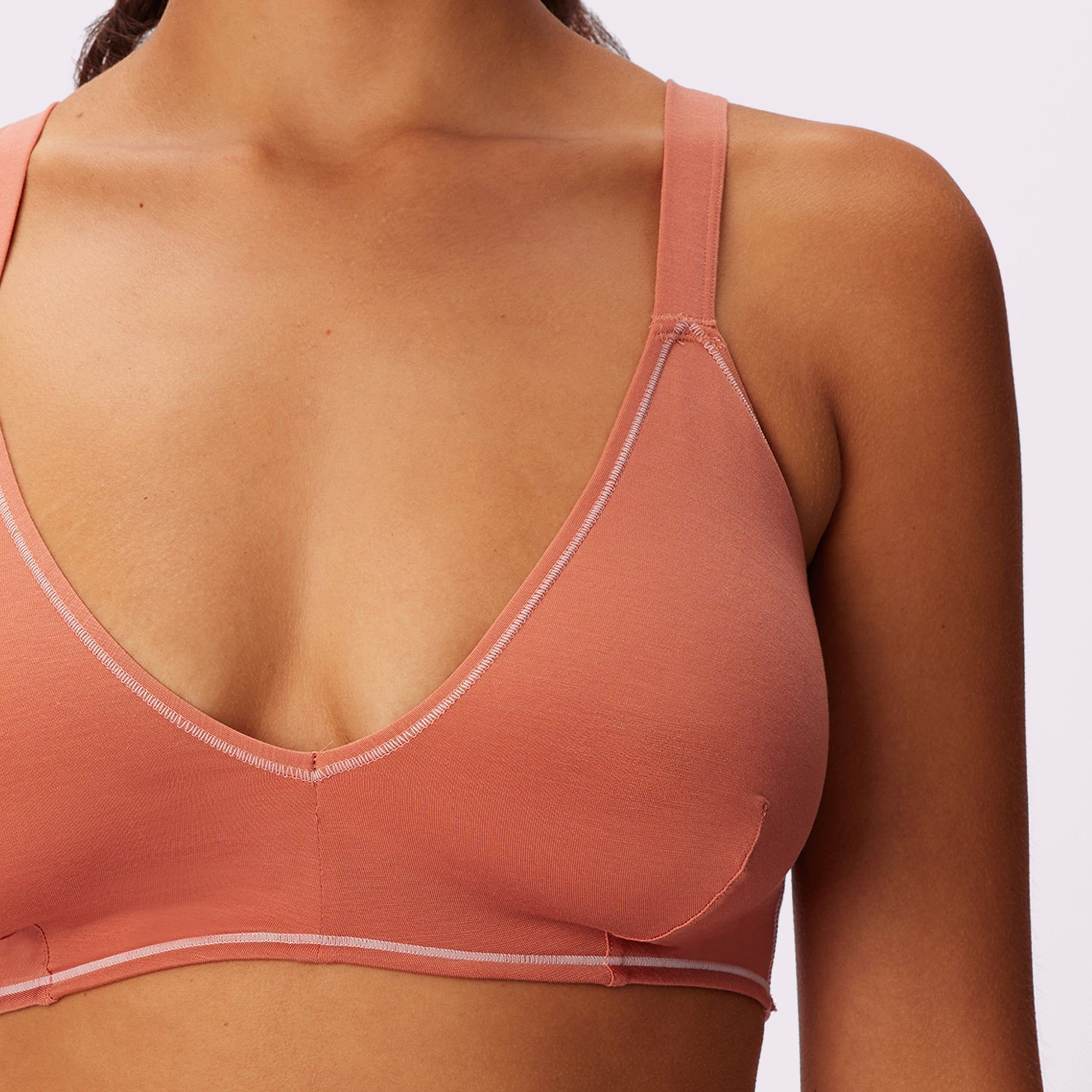 1+ Vintage Soft Triangle Bralette | New:Cotton | Archive (Cake Pop) sold by Parade product image thumbnail 4