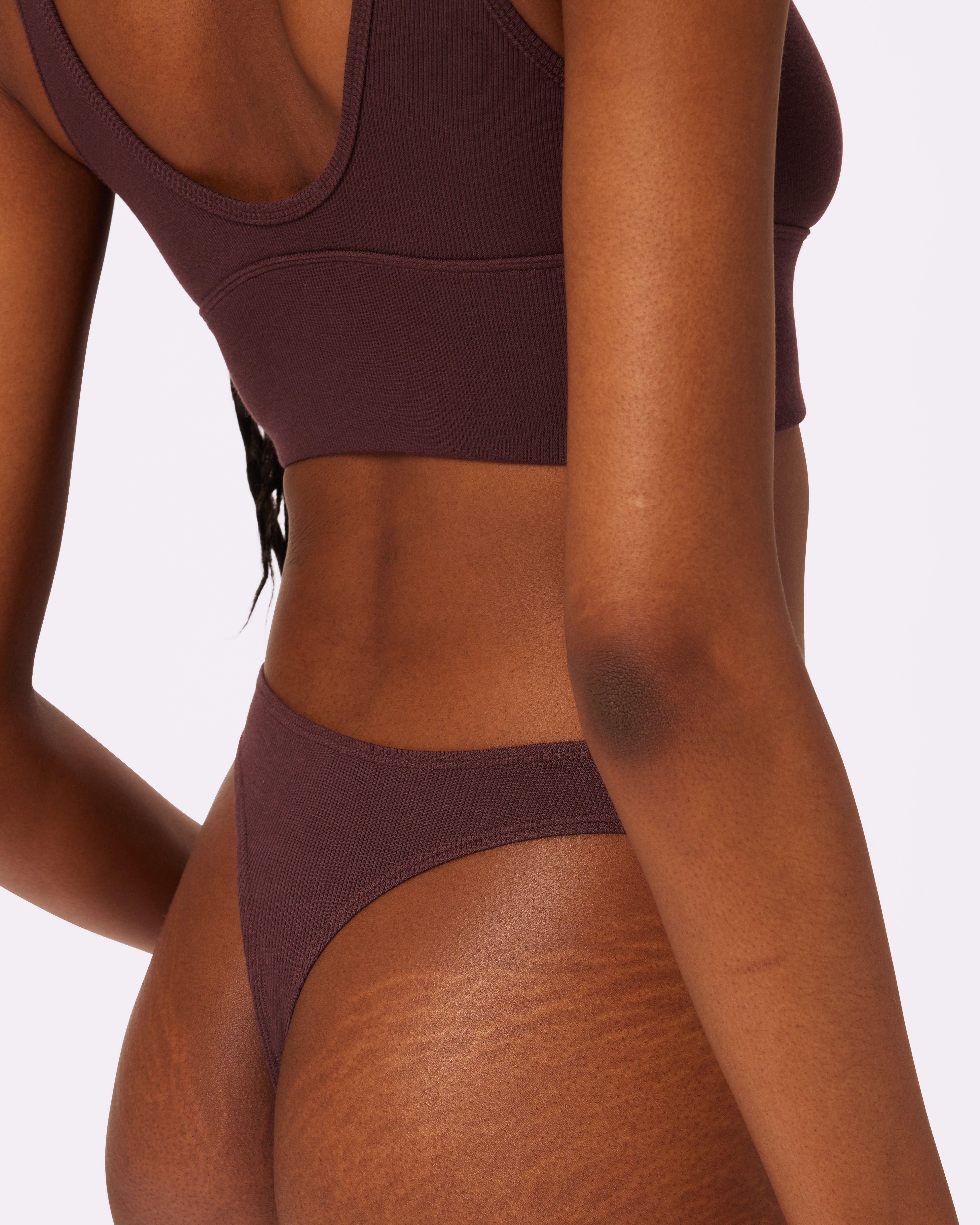 Dream High Cut Thong | Lush Rib | Archive (Pony) sold by Parade