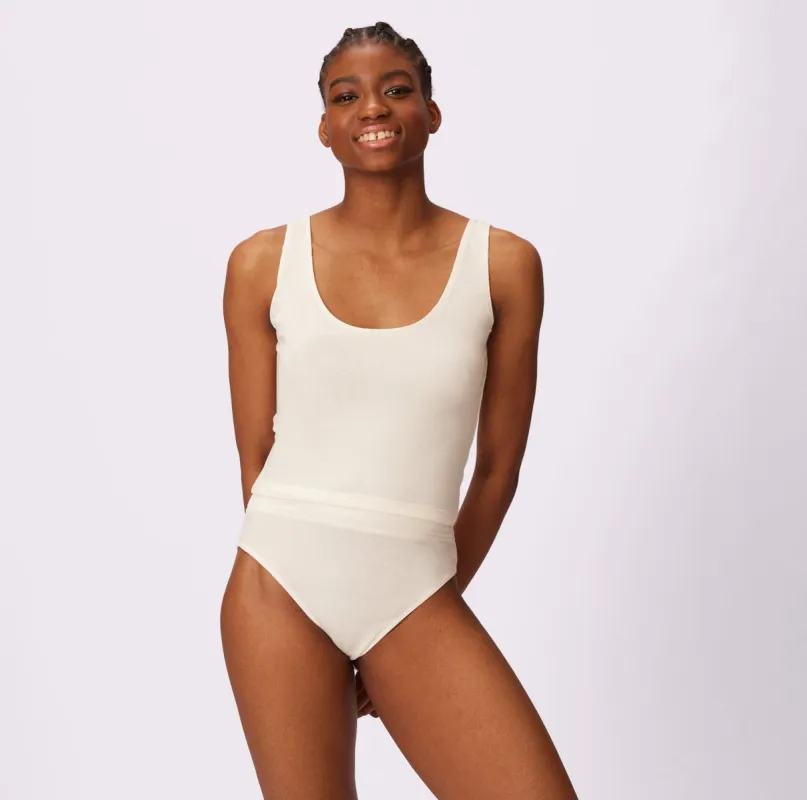 Scoop Tank | Lush Rib | Archive (Cloud) sold by Parade