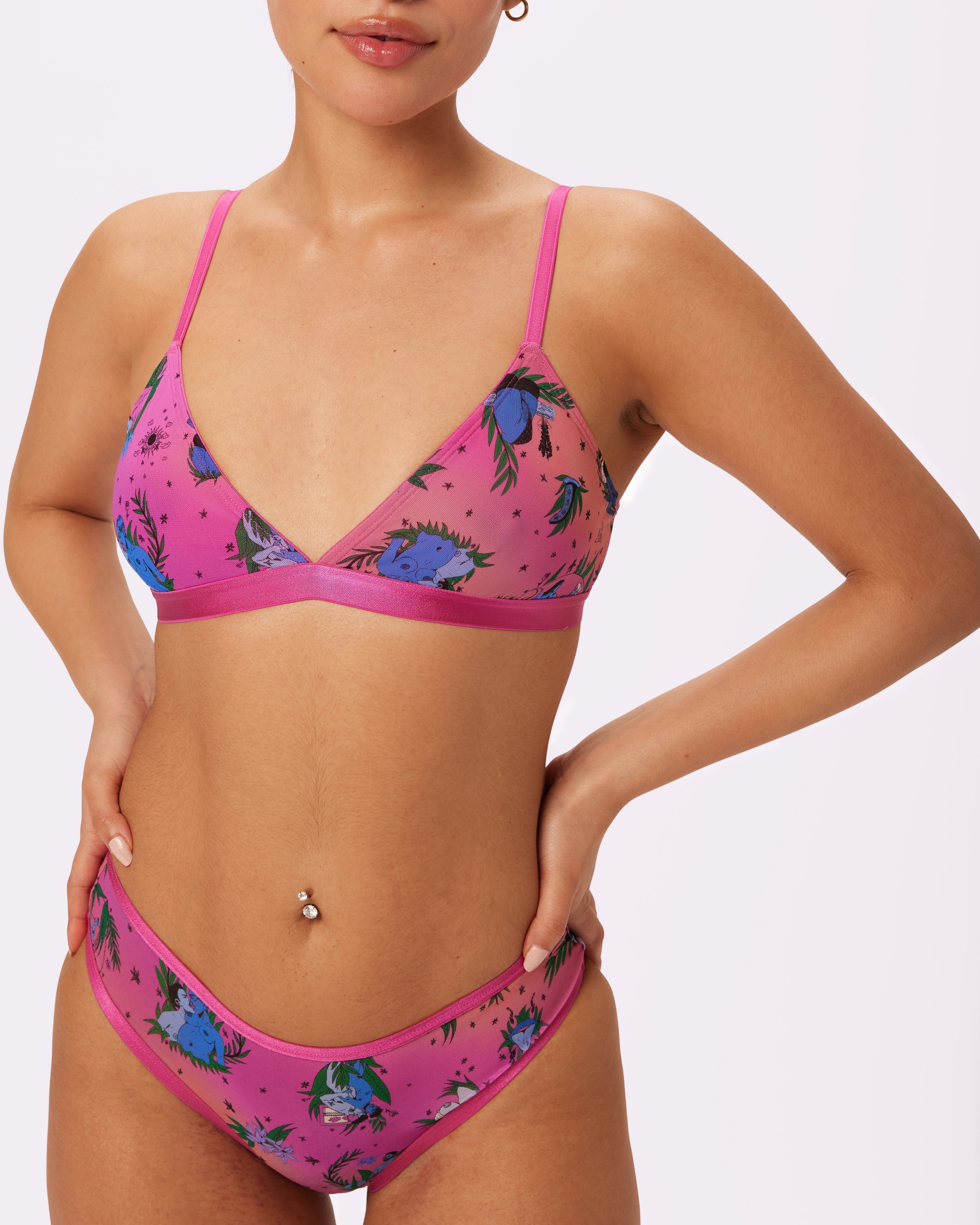 M Triangle Bralette | Silky Mesh | Archive (Smutty Toile) sold by Parade product image thumbnail 2