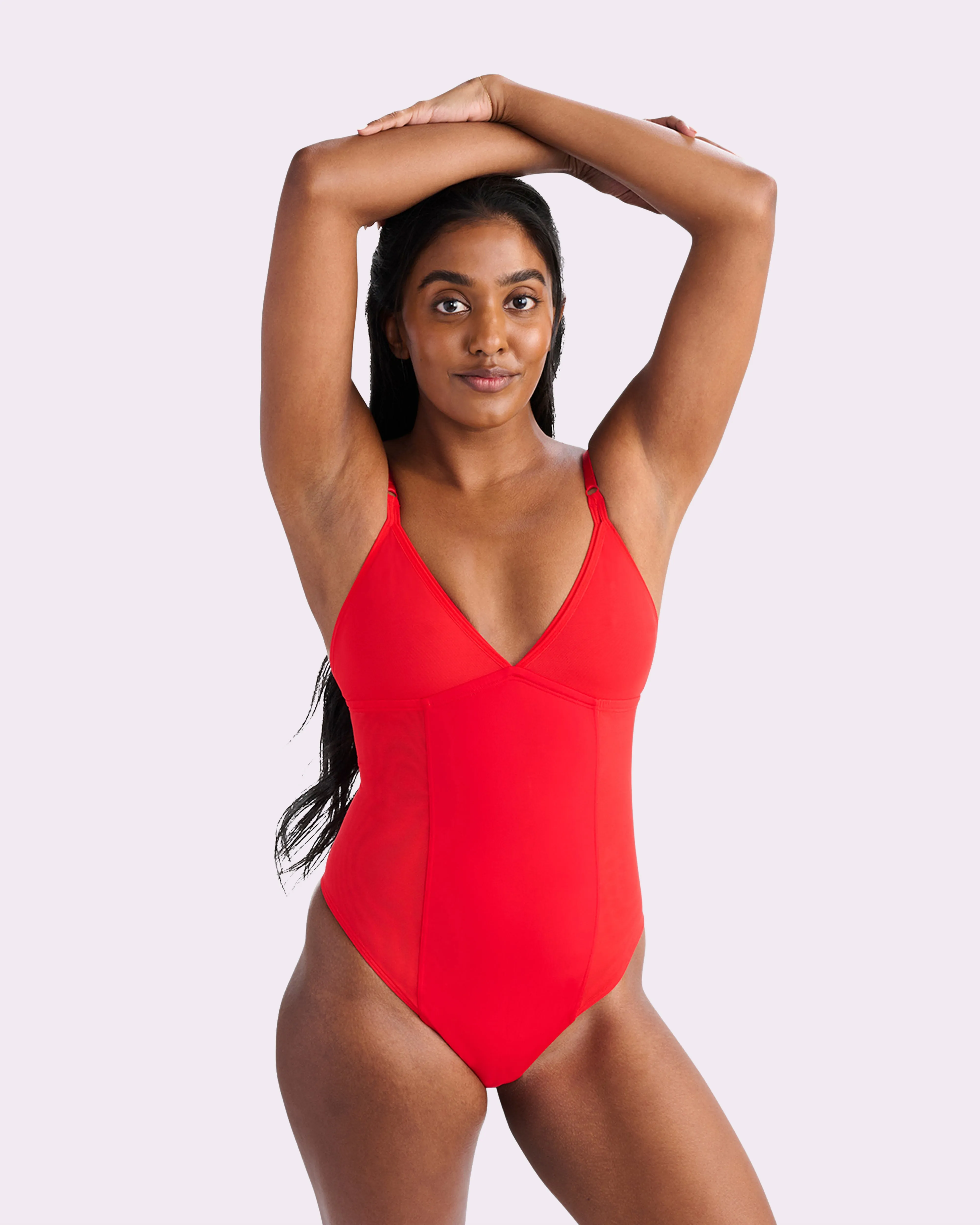 Re:Play Mixed Mesh Bodysuit | Ultra-Soft Re:Play (Balloon) sold by Parade product image thumbnail 5