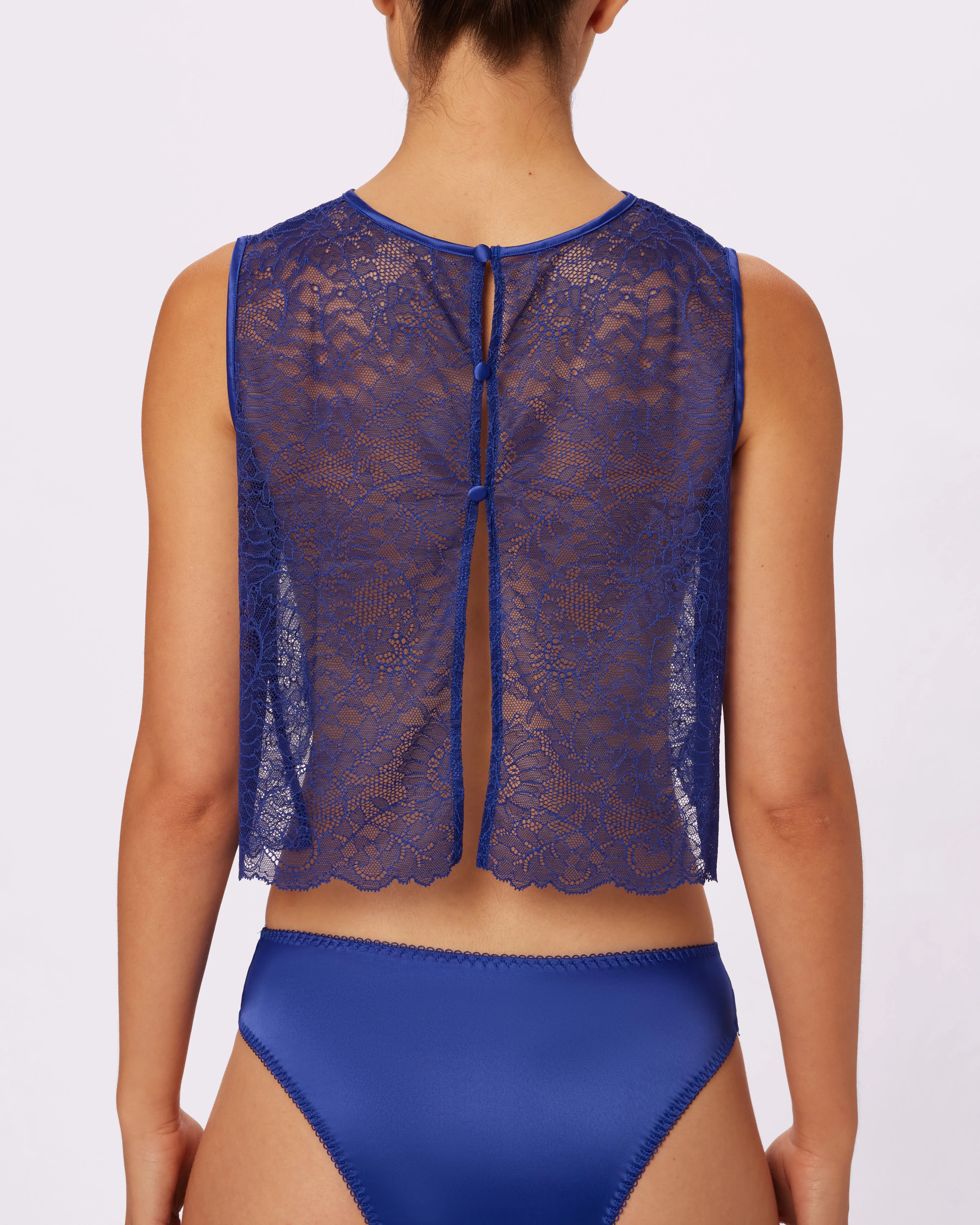 Flirty Lace Float Tank | Soft Lace (True Blue) sold by Parade product image thumbnail 3