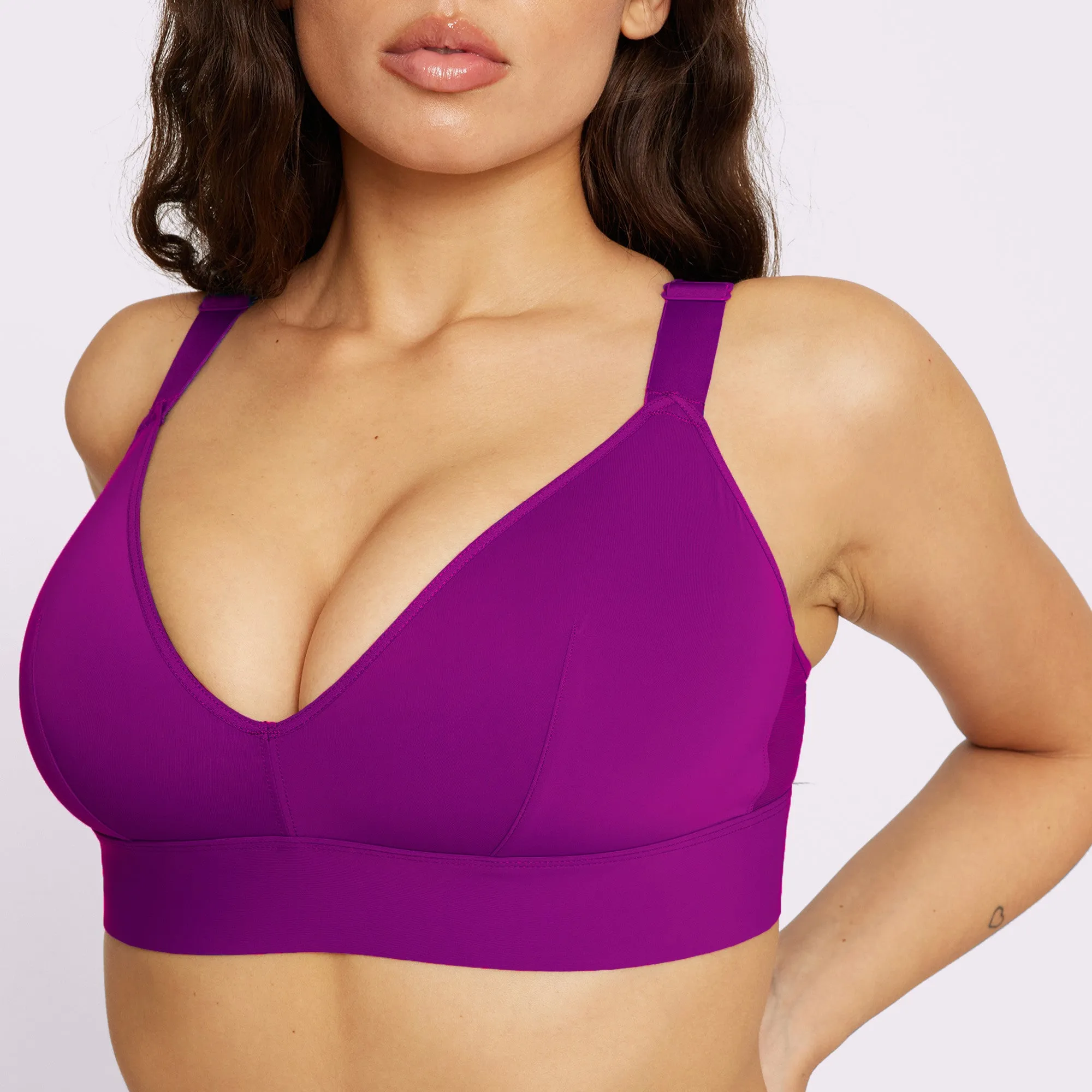 Dream Fit Triangle Bralette | Ultra-Soft Re:Play | Archive (Magic Berry) sold by Parade product image thumbnail 3