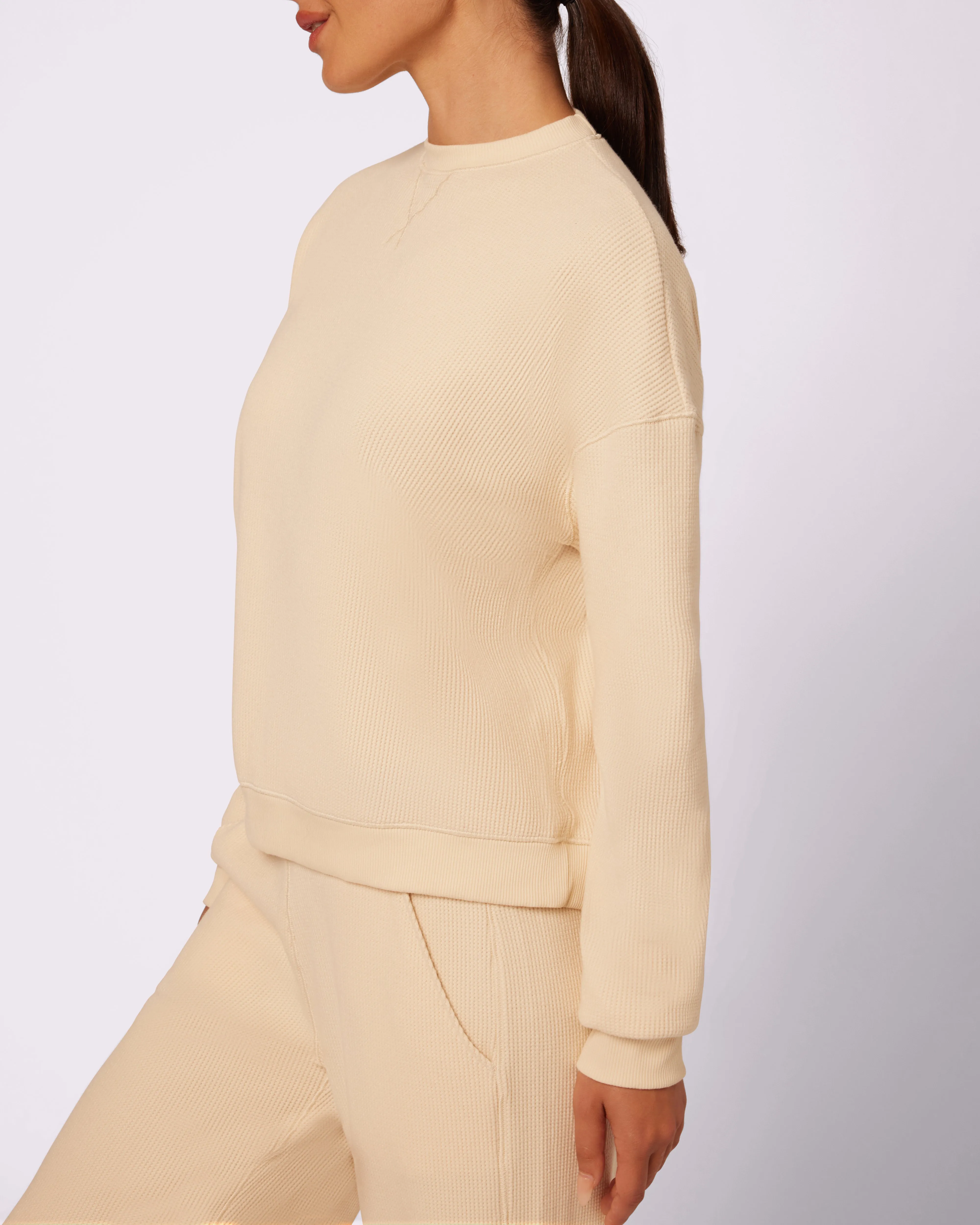 Cozy Crewneck | Cozy Waffle | Archive (Creme Brulee) sold by Parade product image thumbnail 2