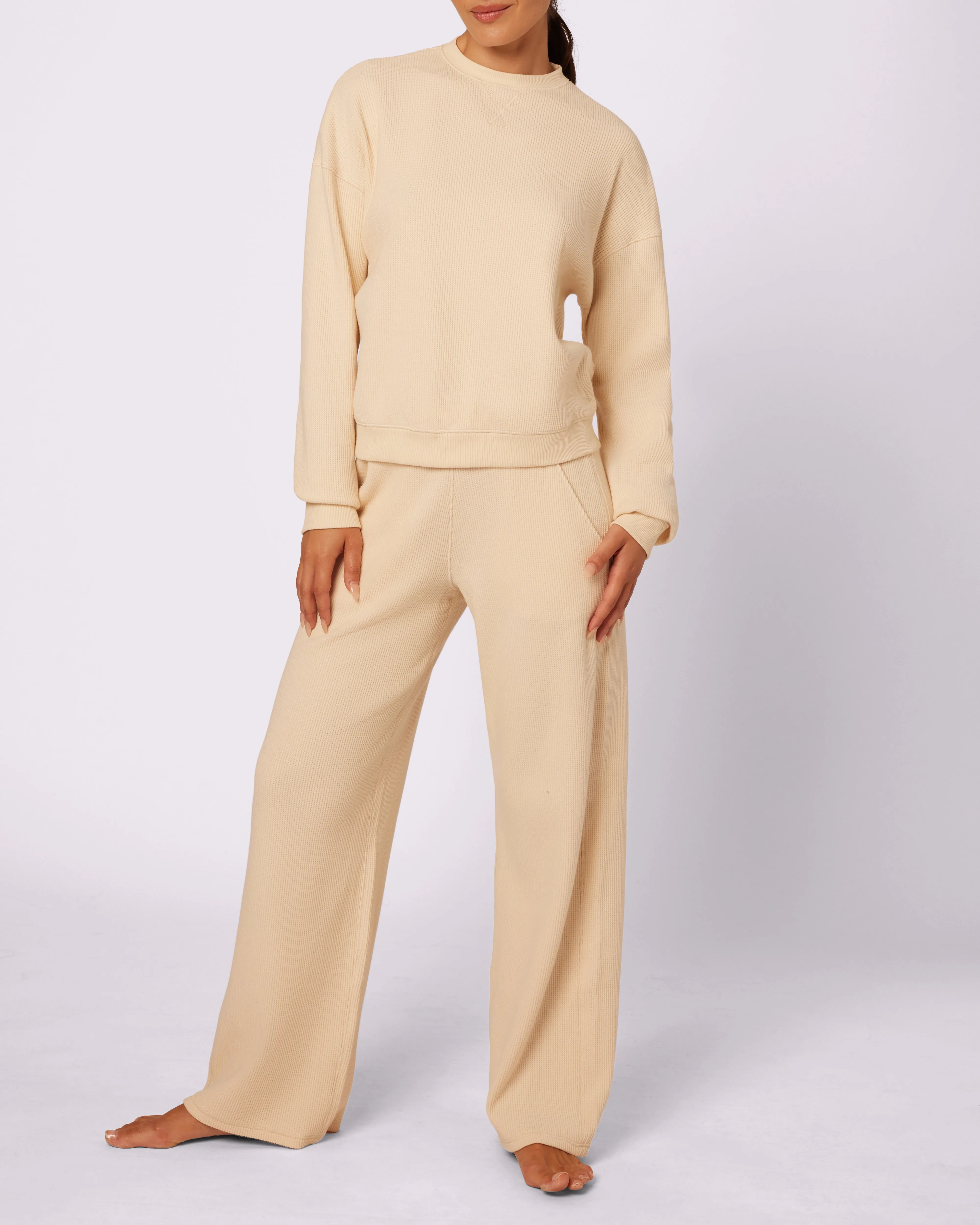 Cozy Crewneck | Cozy Waffle | Archive (Creme Brulee) sold by Parade product image thumbnail 4