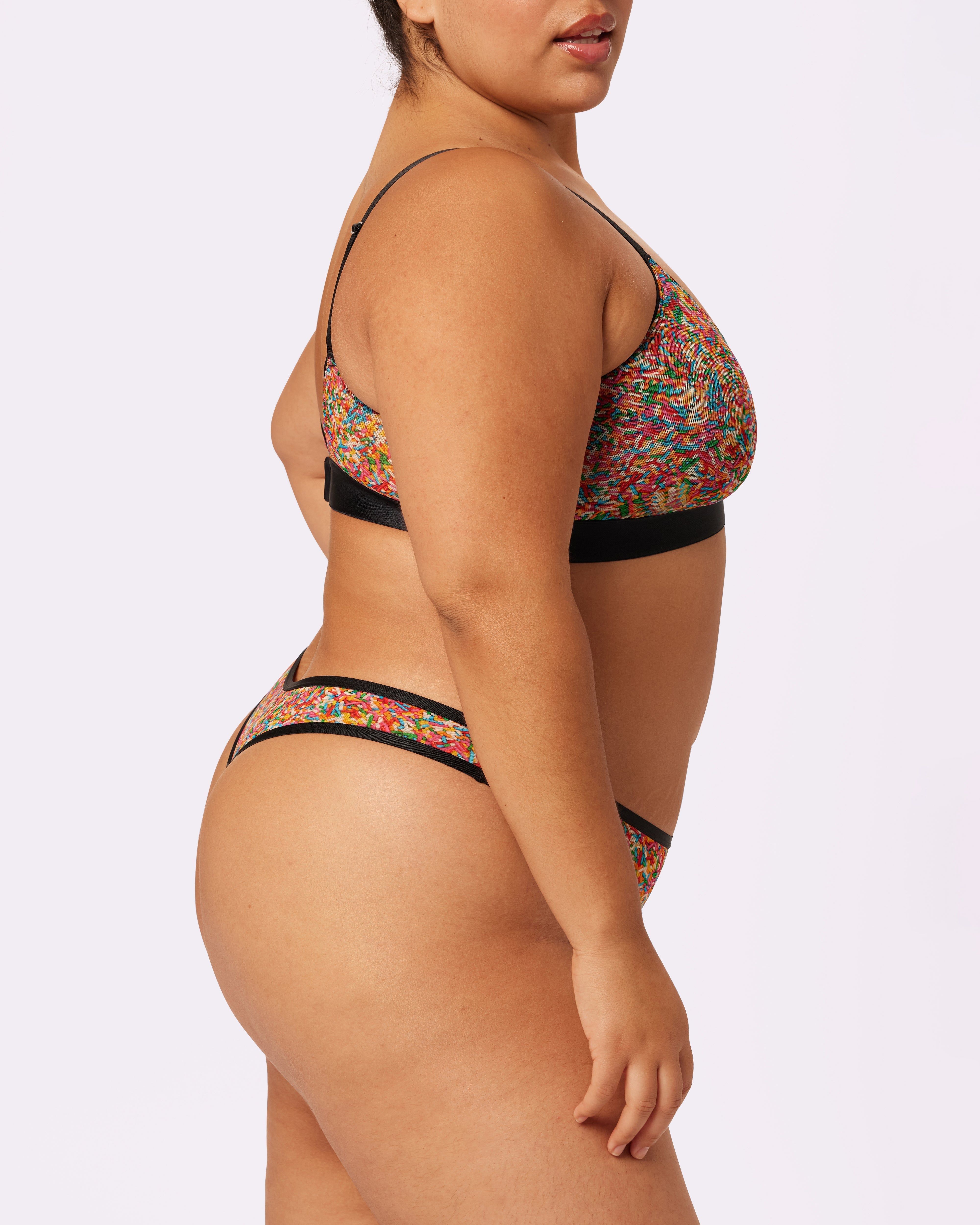 M High Cut Thong | Silky Mesh | Archive (Sprinkles) sold by Parade product image thumbnail 2