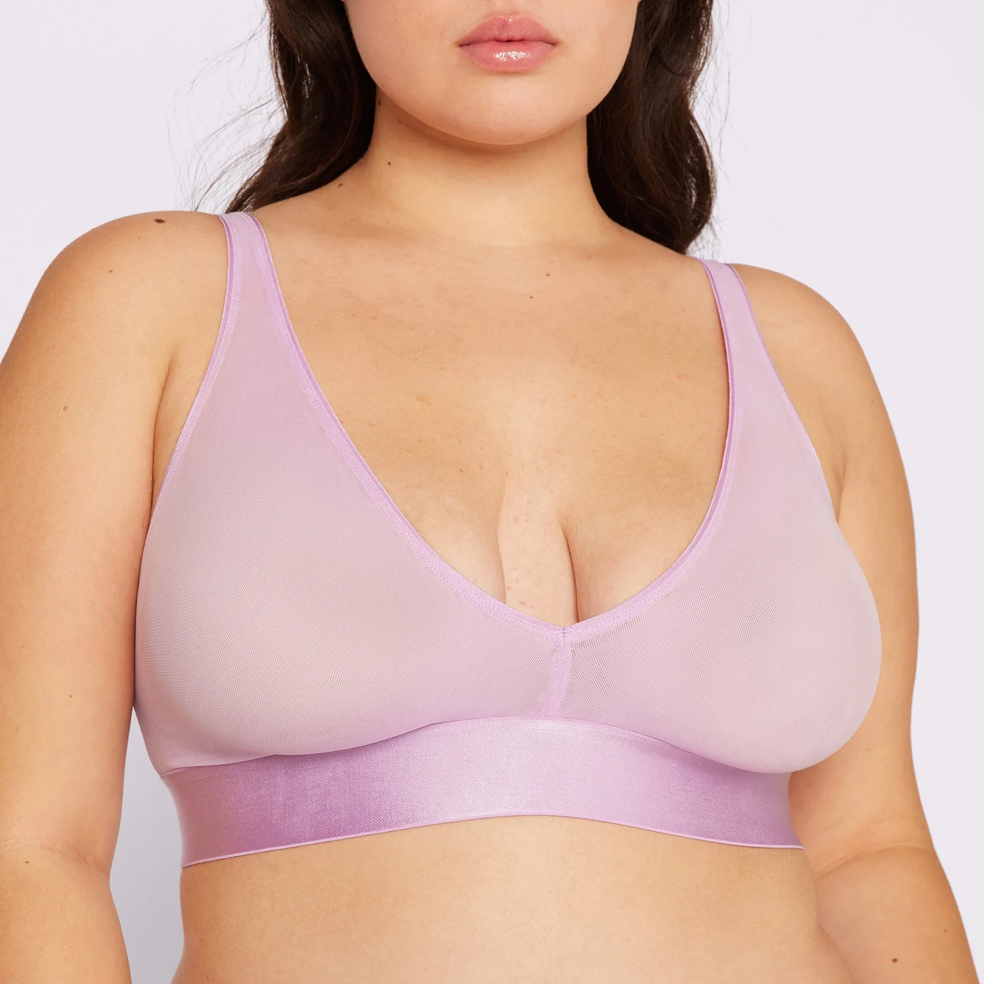 Plunge Bralette | Silky Mesh | Archive (Gumdrop) sold by Parade product image thumbnail 2
