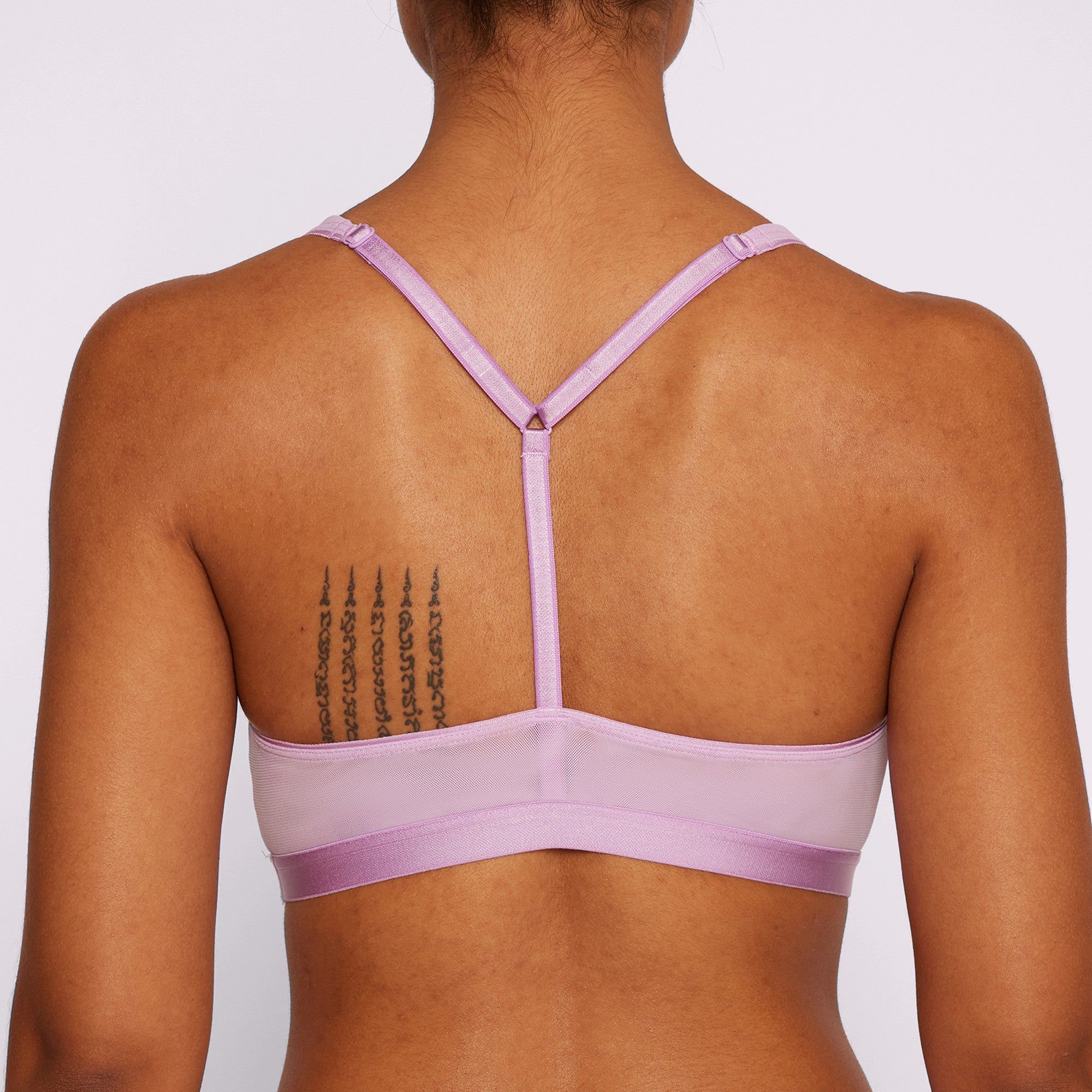 Racerback Scoop Bralette | Silky Mesh | Archive (Gumdrop) sold by Parade product image thumbnail 2