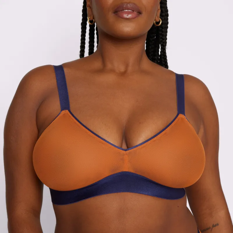 Triangle Bralette | Silky Mesh | Archive (Beachside) sold by Parade