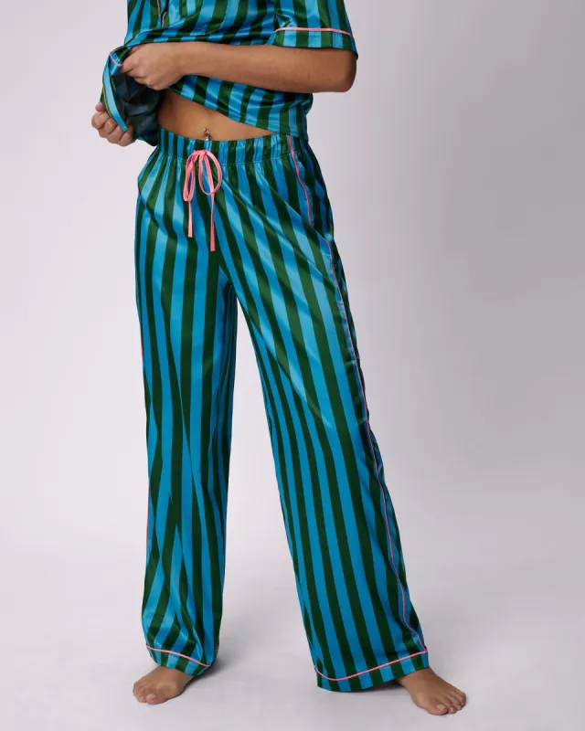 Dream Wide Leg Pants | Luxe Satin | Archive (Blueberry Haze) sold by Parade